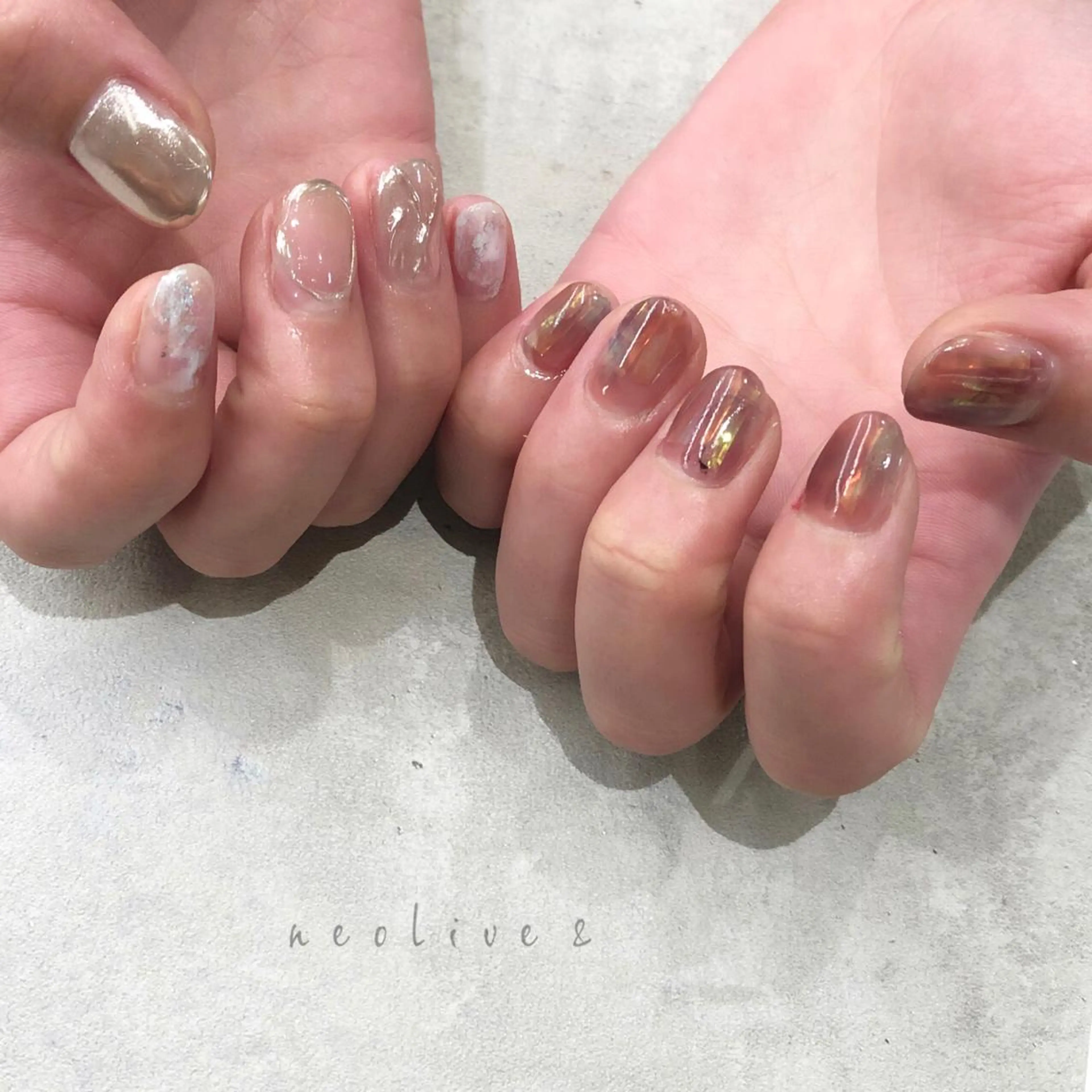 ネイル ハンドネイル Yuriko Omi パラジェル/渋谷のネイルデザイン