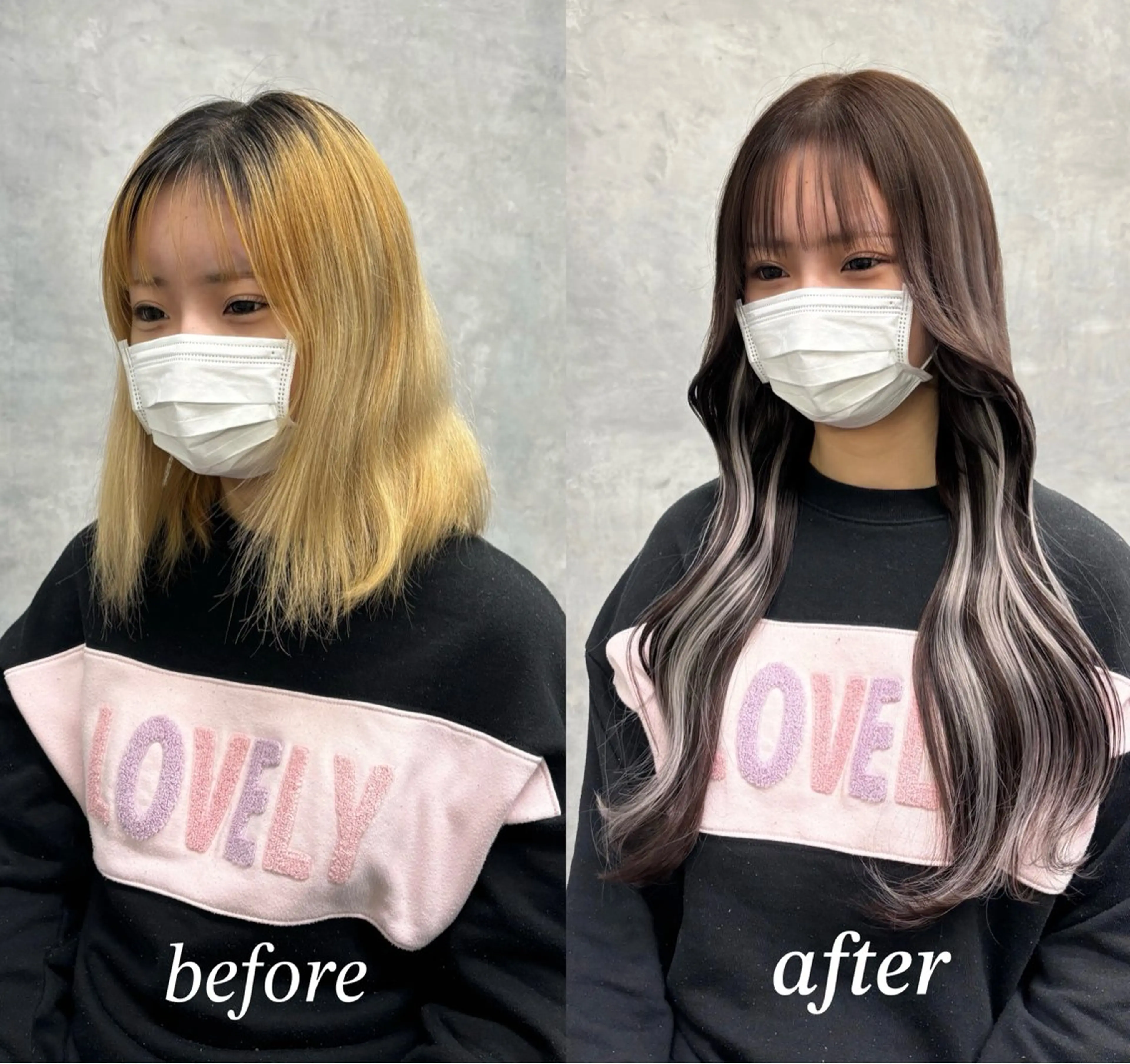 ロング カラー エクステ&"盛れる" 艶髪✨SYURIのヘアスタイル