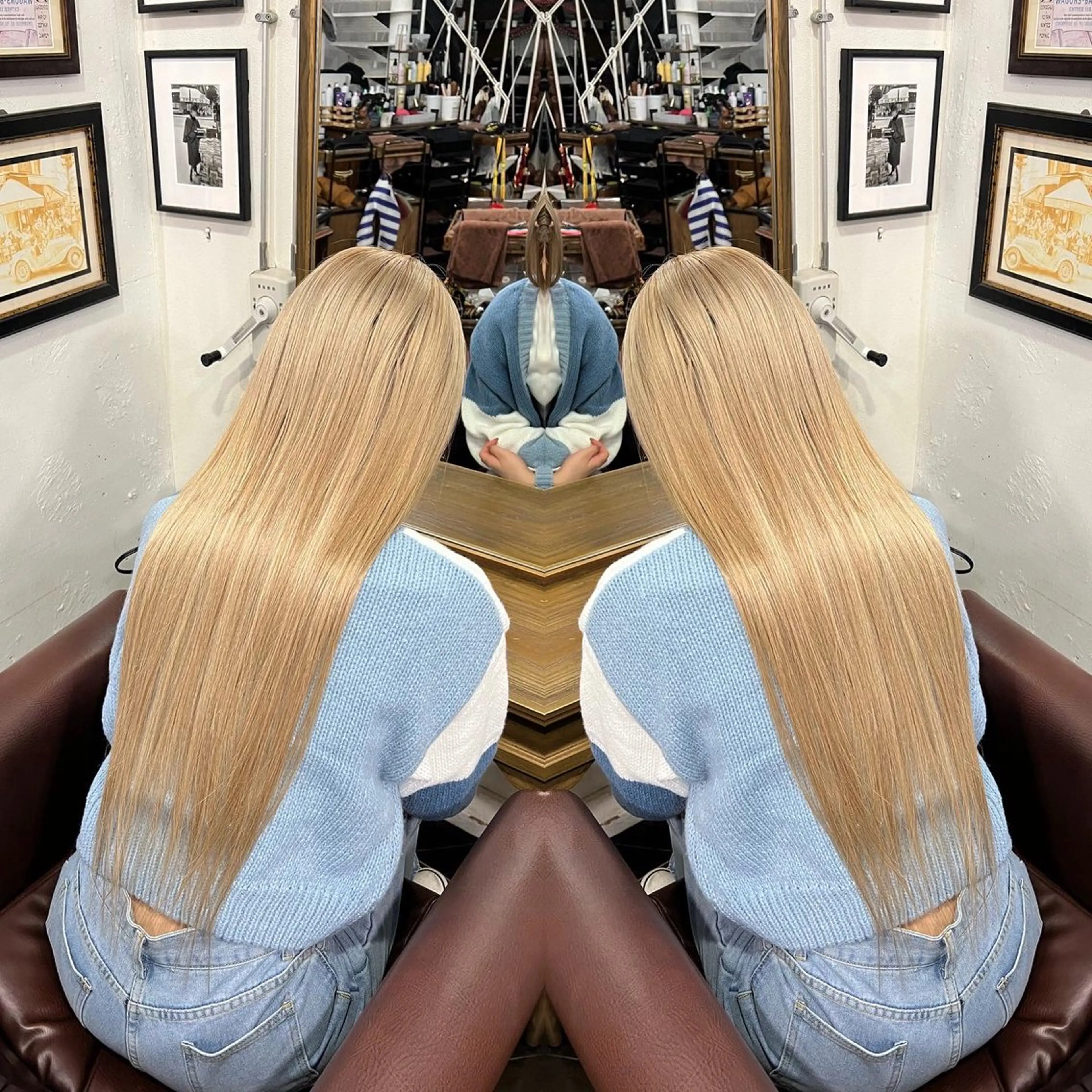 ロング カラー レイヤー/ボブ/ ミニボブ/AOIのヘアスタイル