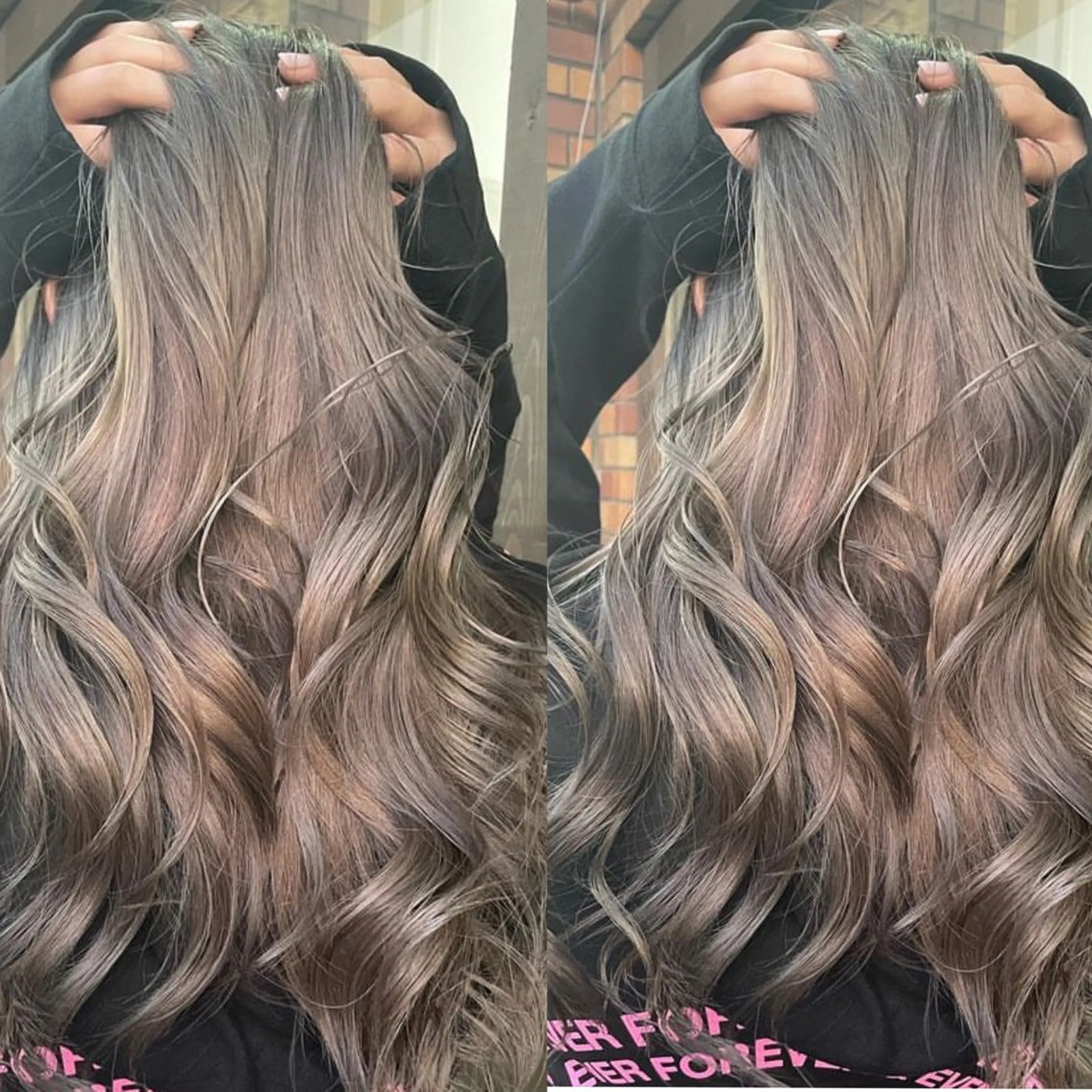 ロング シールエクステ エクステ ハイライト 髪質改善 ヨシンモリ 🪽NANA🪽 /完全個室サロン💎のマツエク・マツパデザイン