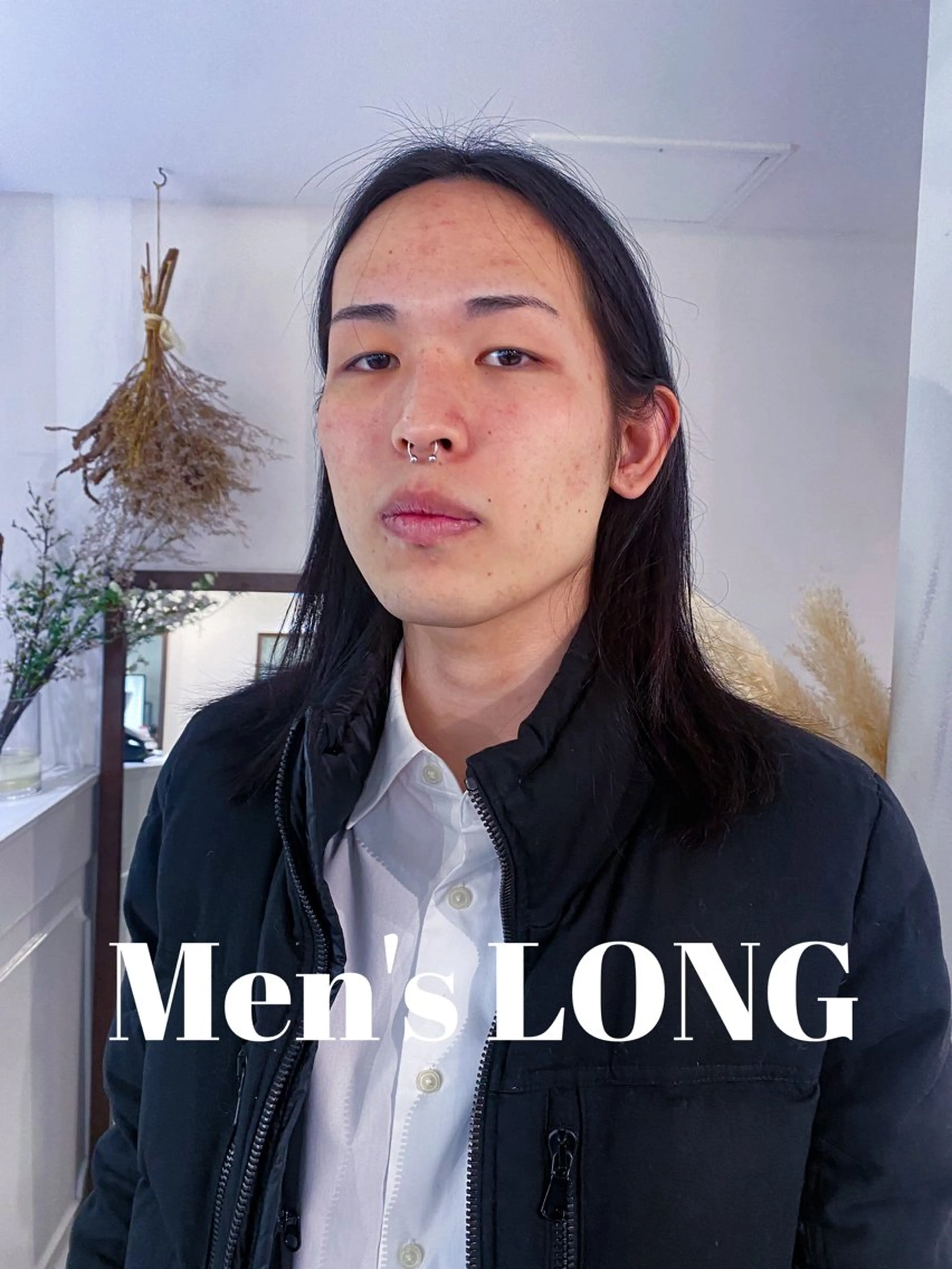 ロング カット パーマ ちばた/レイヤー 似合わせ/大阪中津のヘアスタイル