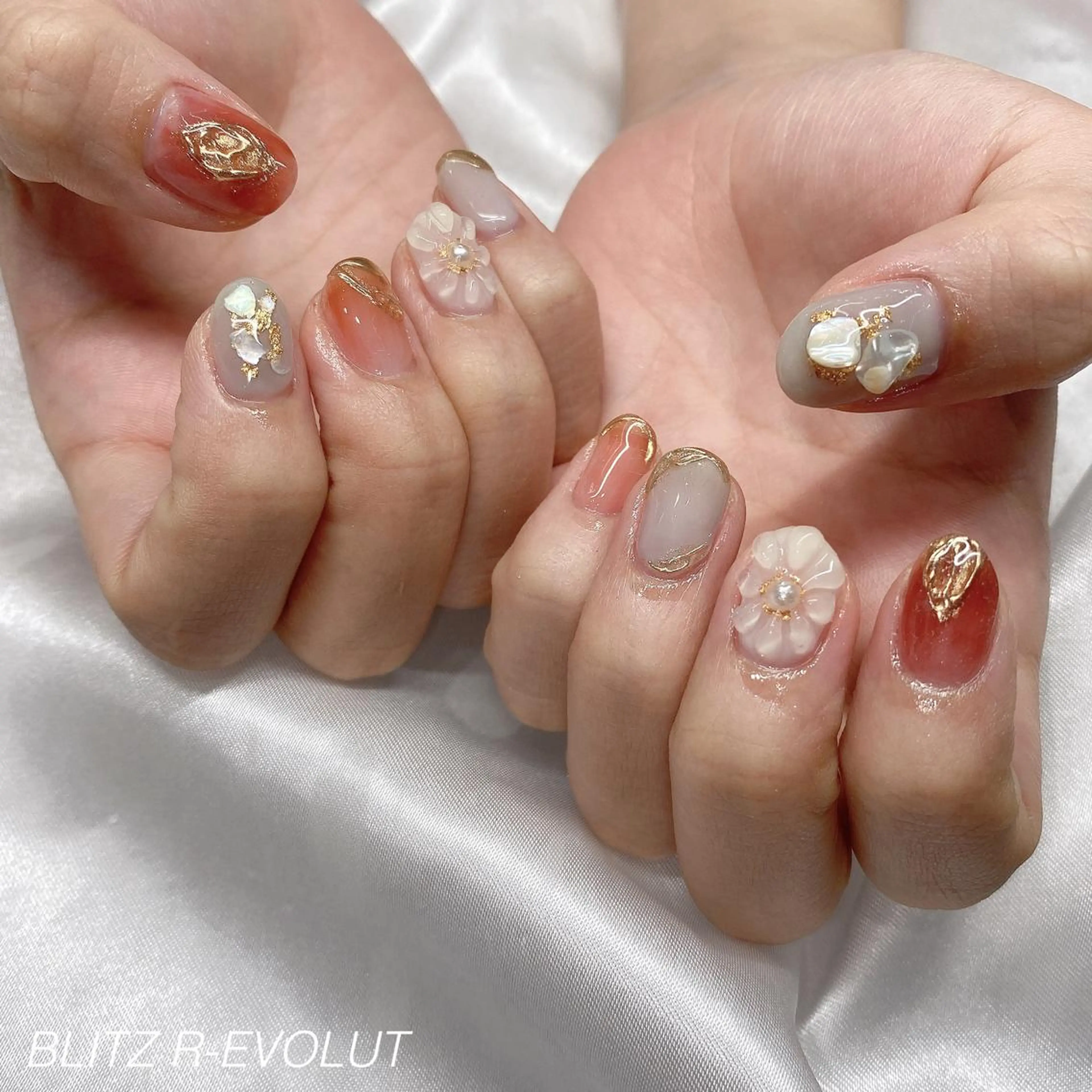 ネイル ☁️BLITZ 🎀笠原雪音🎀のネイルデザイン