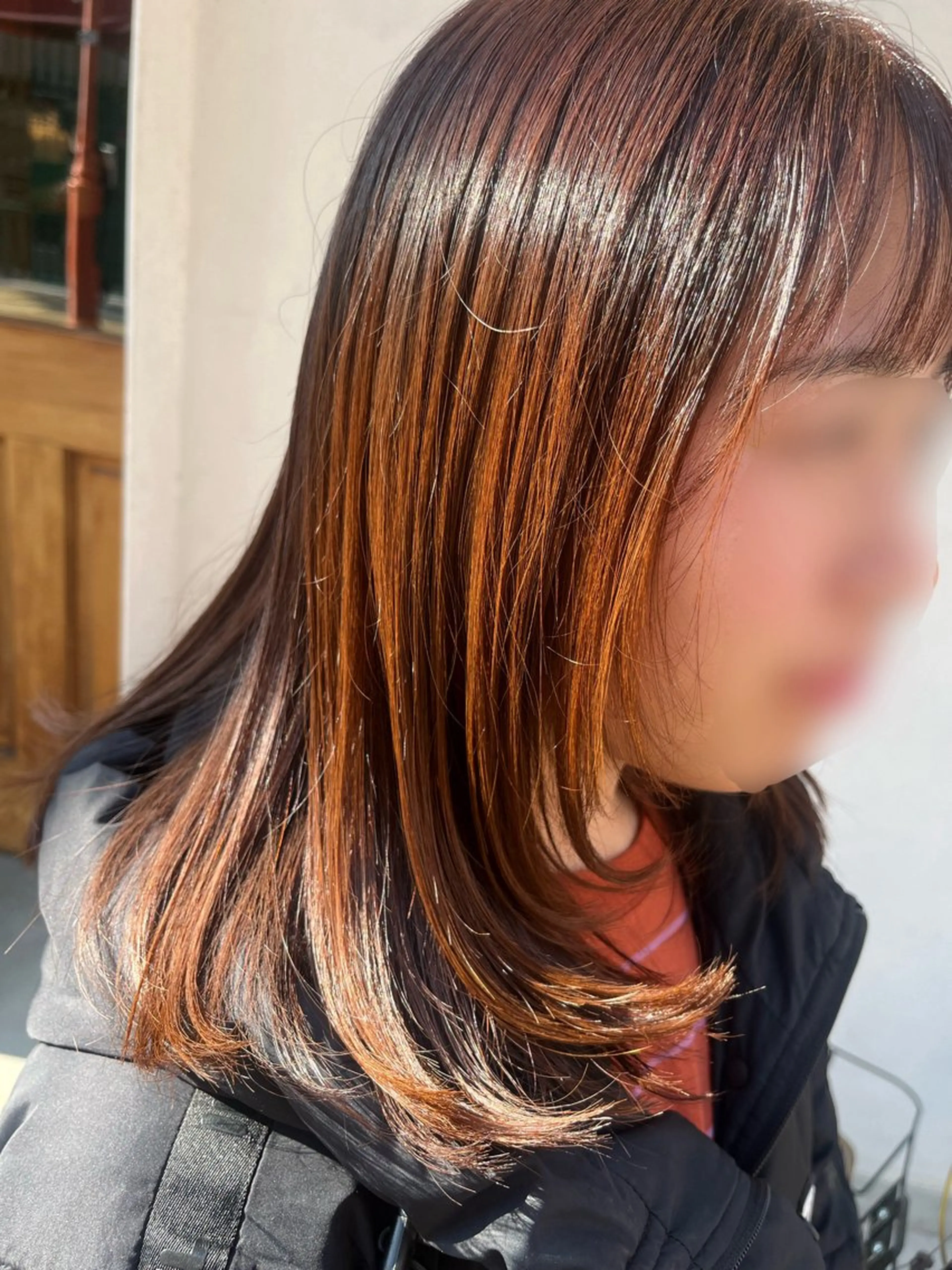 ミディアム カラー レイヤーカット カット ヘアカラー トリートメント aruJisu所属・ほそや うらら / モデル募集中🌹のヘアスタイル