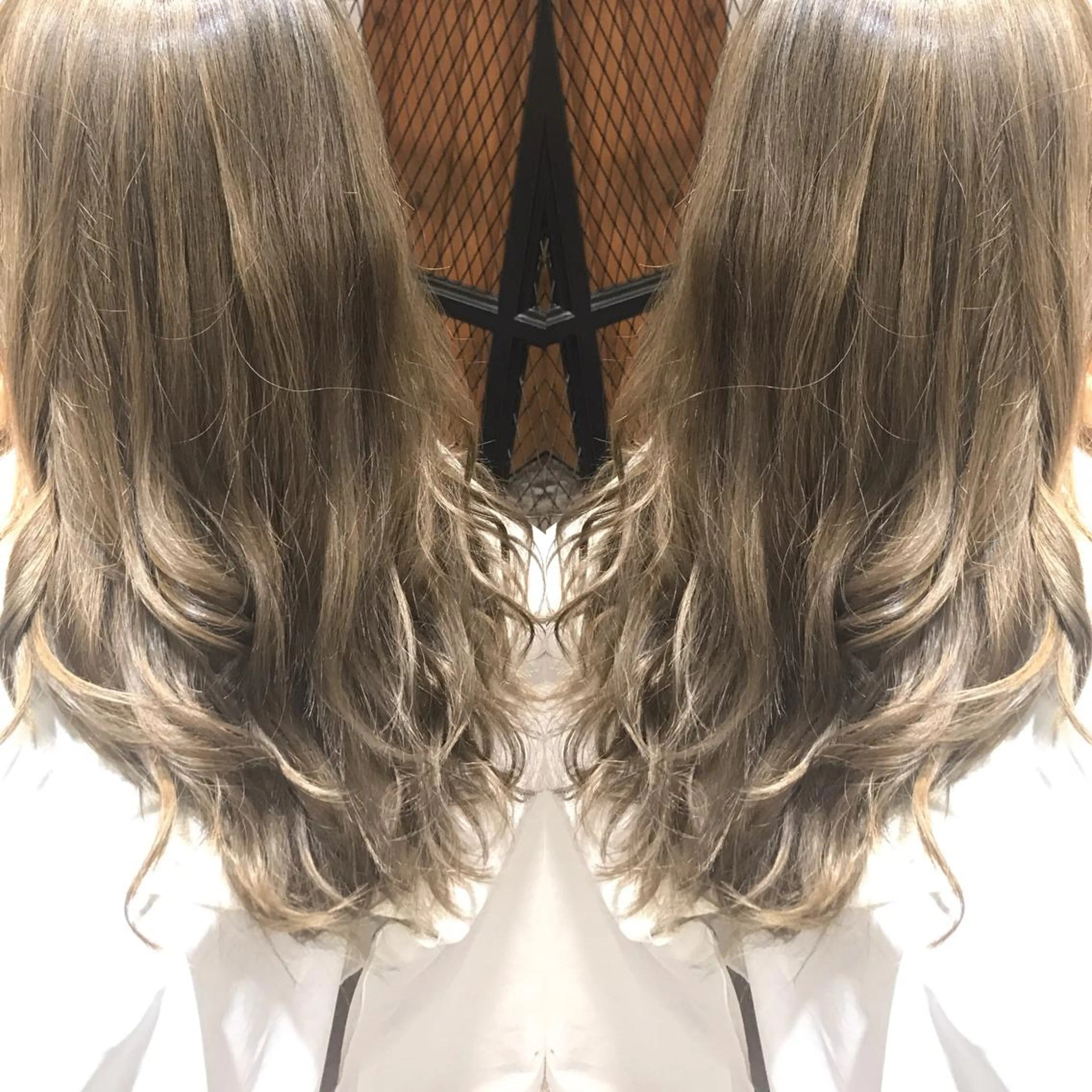 ロング カラー パーマ ヘアアレンジ メンズ グレージュ Forest. -髪質改善-のヘアスタイル