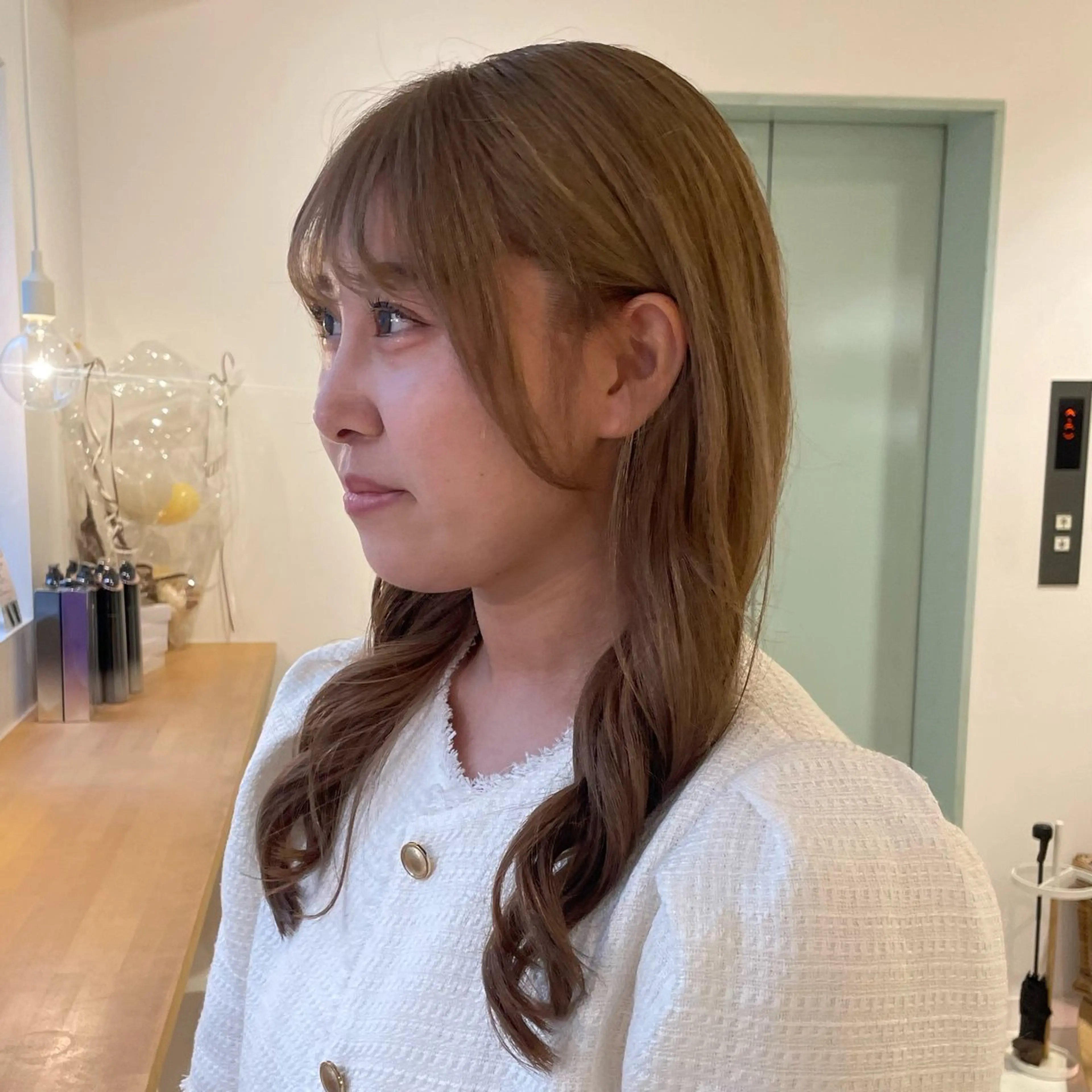 ロング 田口 花葉のヘアスタイル