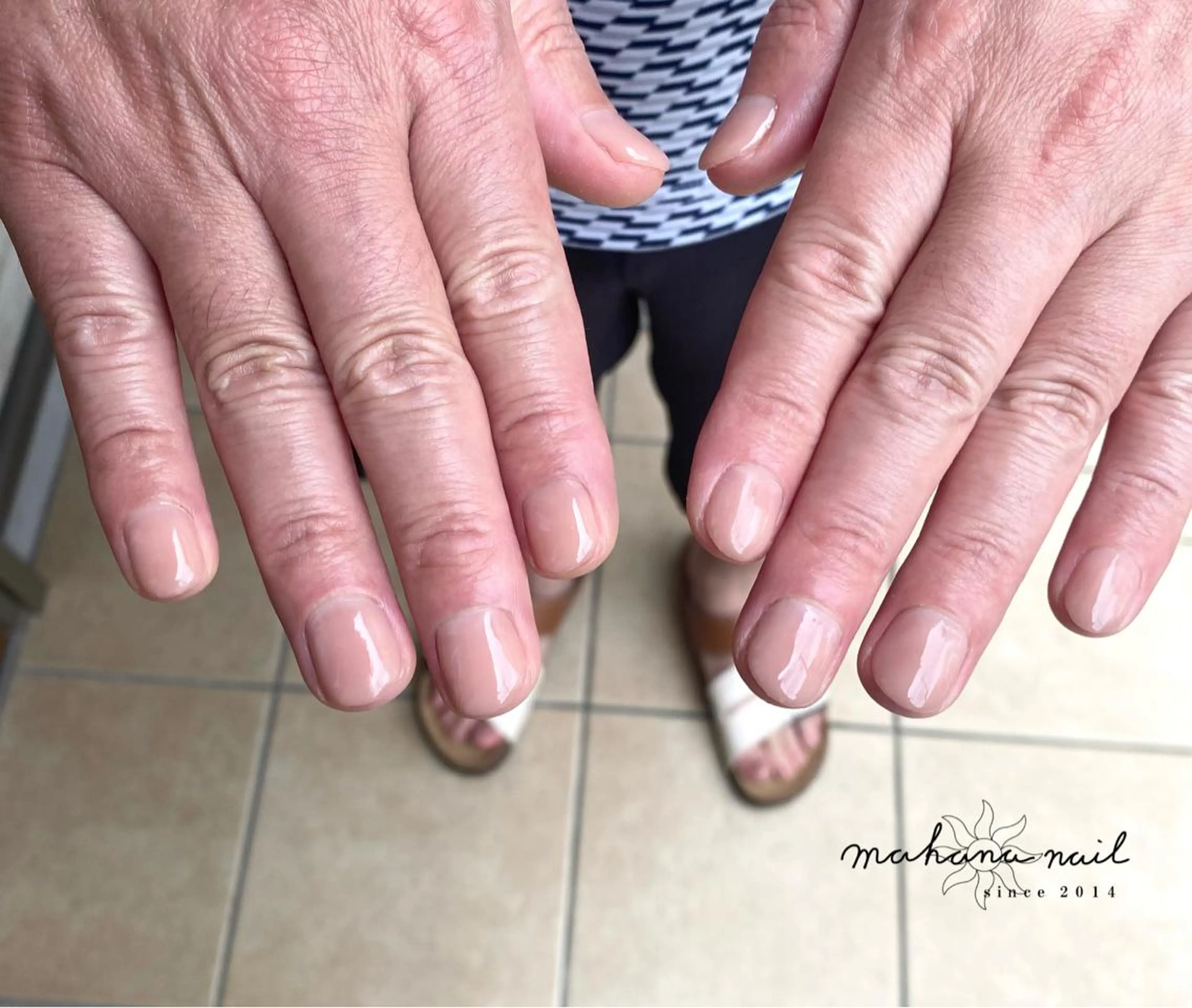 ネイル ワンカラーネイル mahana nailのネイルデザイン