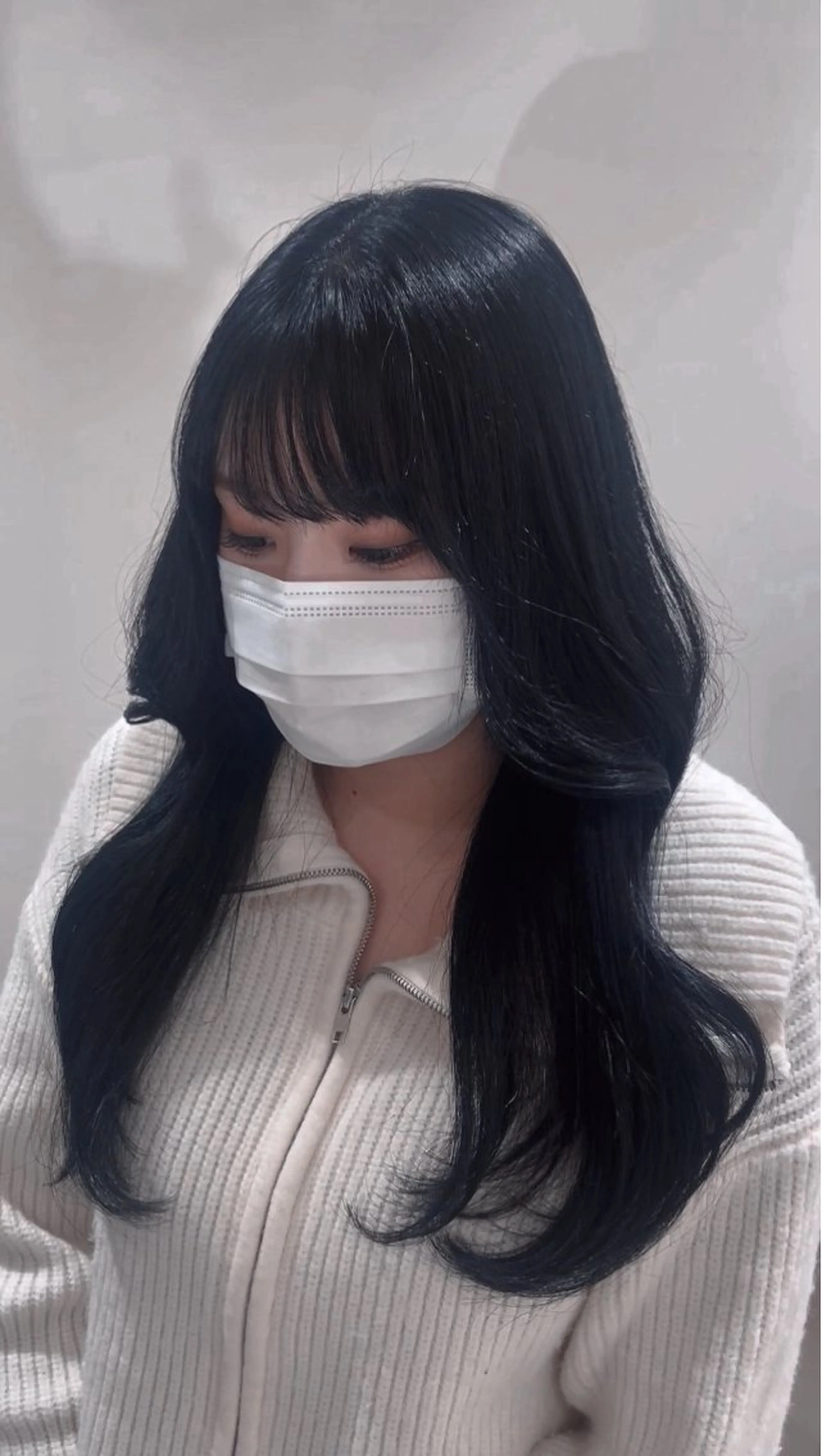 ロング カラー 💖大人韓国ヘア💖 韓国艶カラー【銀座】のヘアスタイル