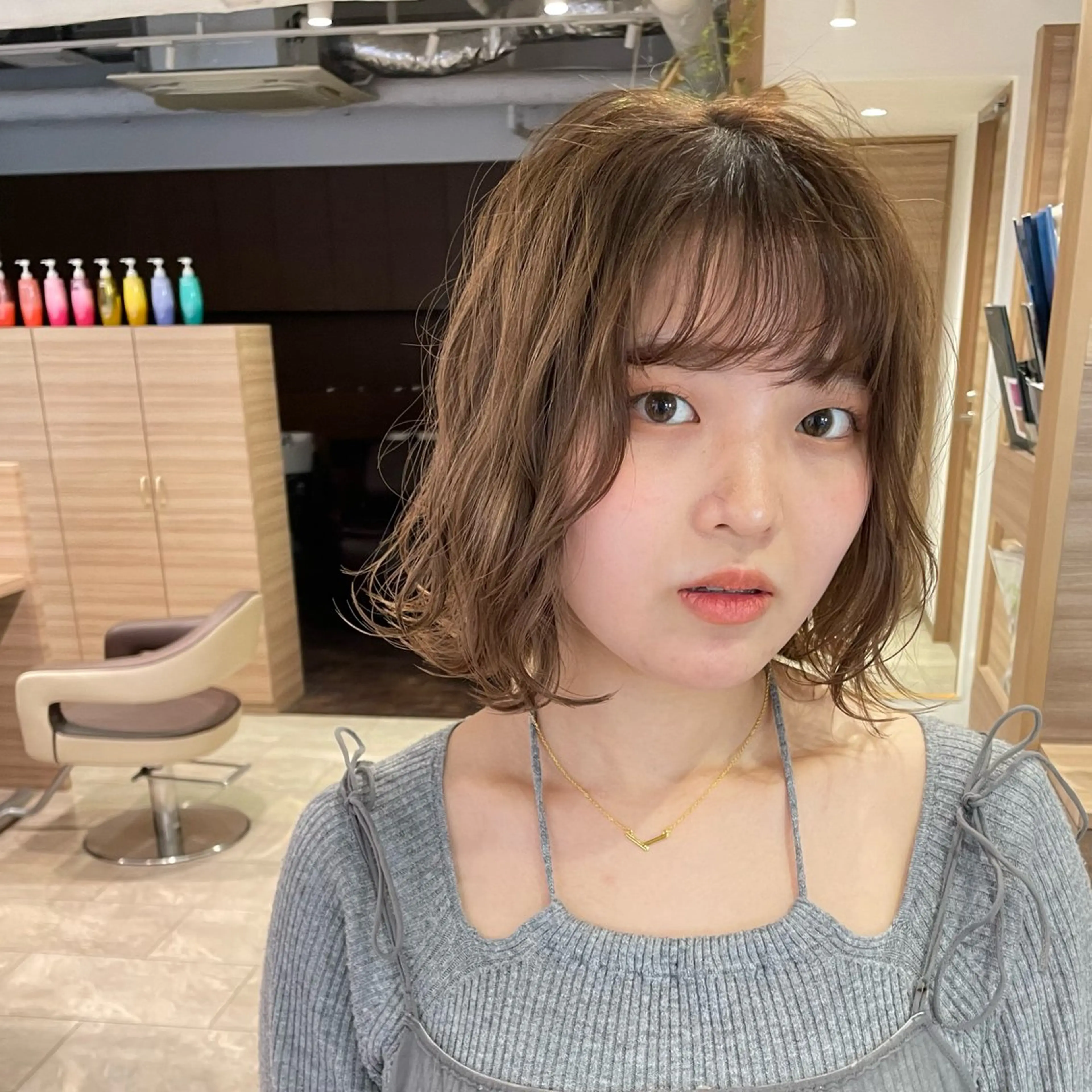 ミディアム カラー 透明感カラー/ 髪質改善/サクラ🌸のヘアスタイル