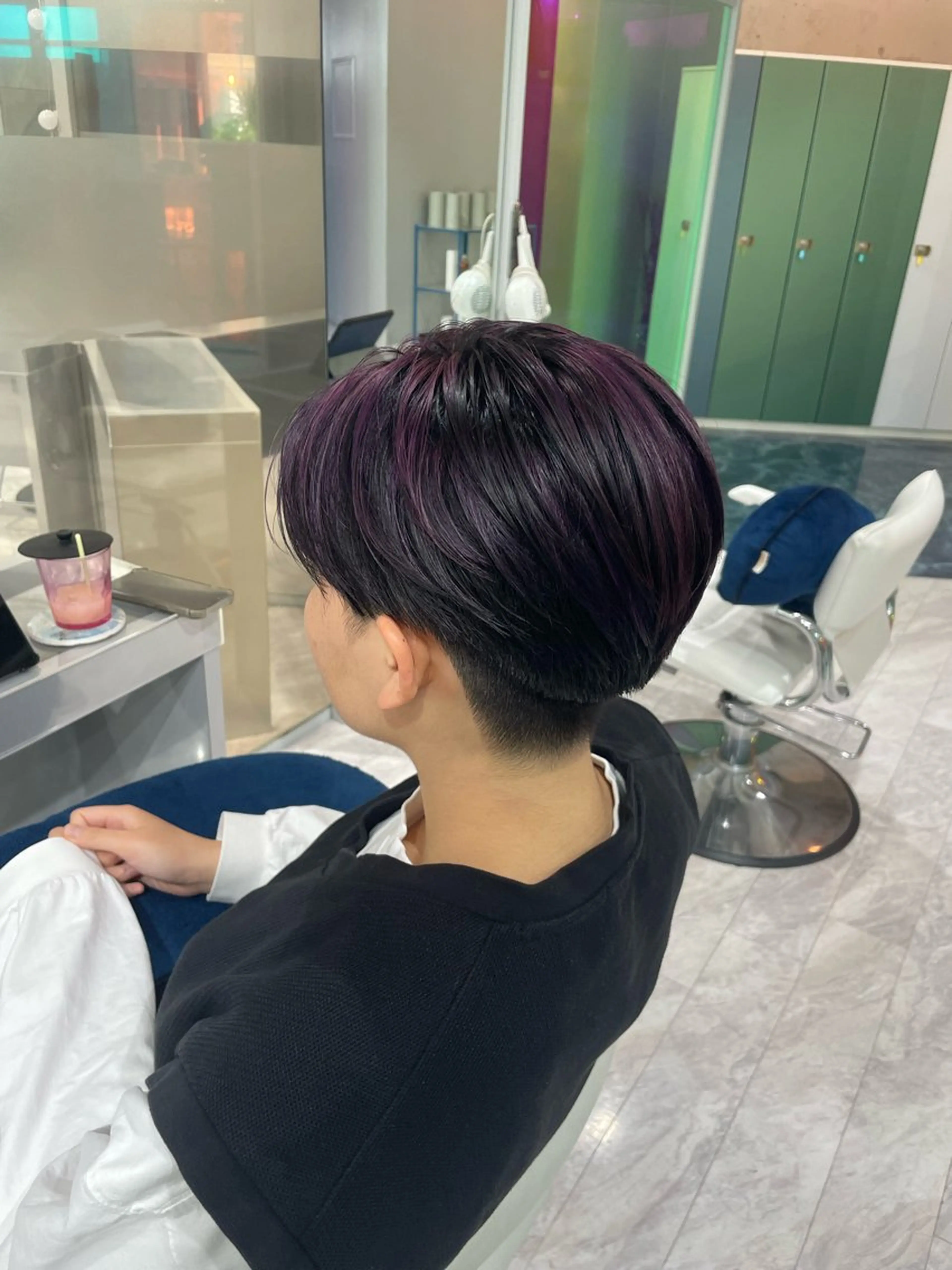 ショート ハイトーン/ボブ /Riimooaのヘアスタイル