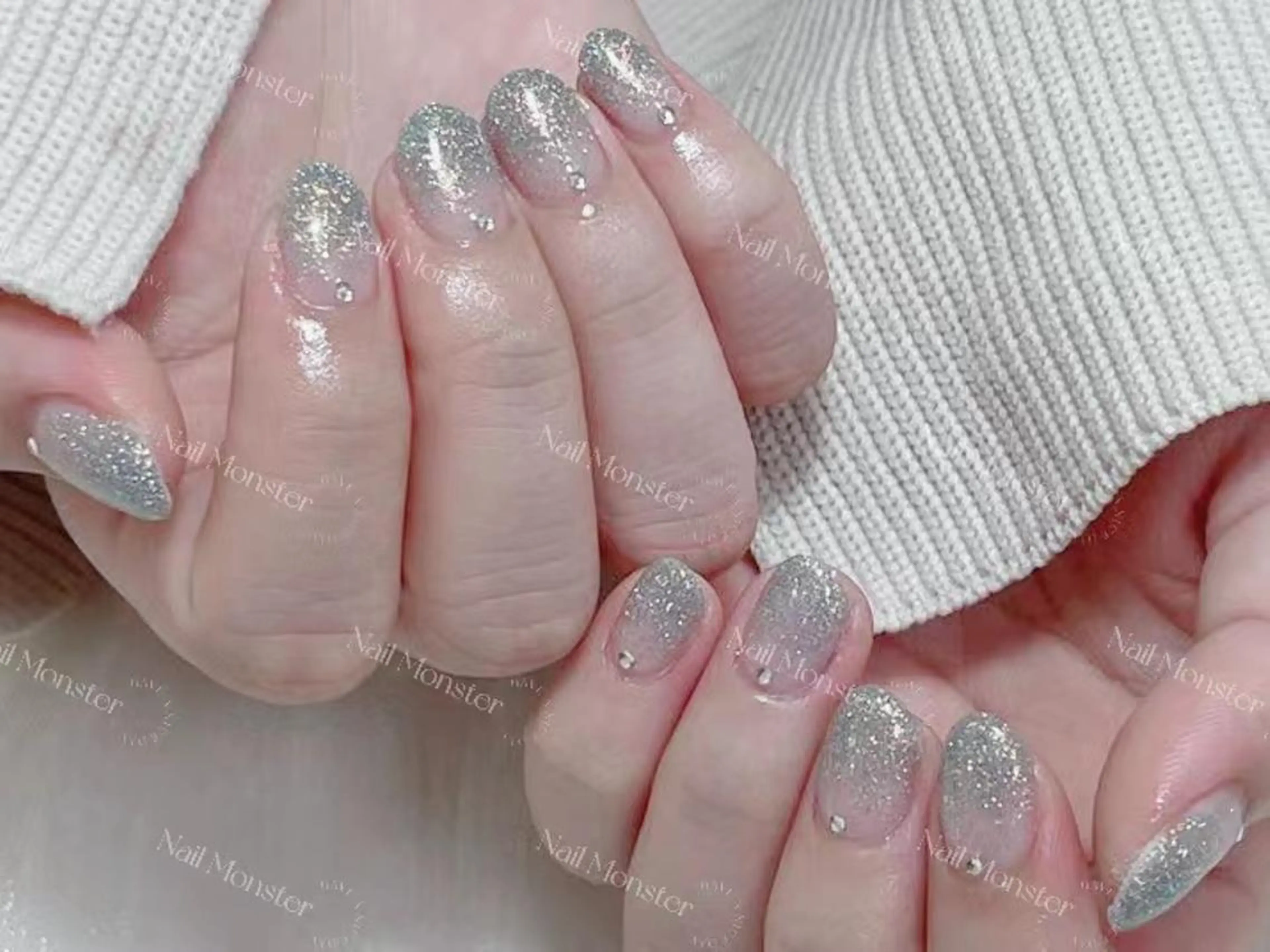 ネイル ストーンネイル ハンドネイル yu ri 🌹のネイルデザイン