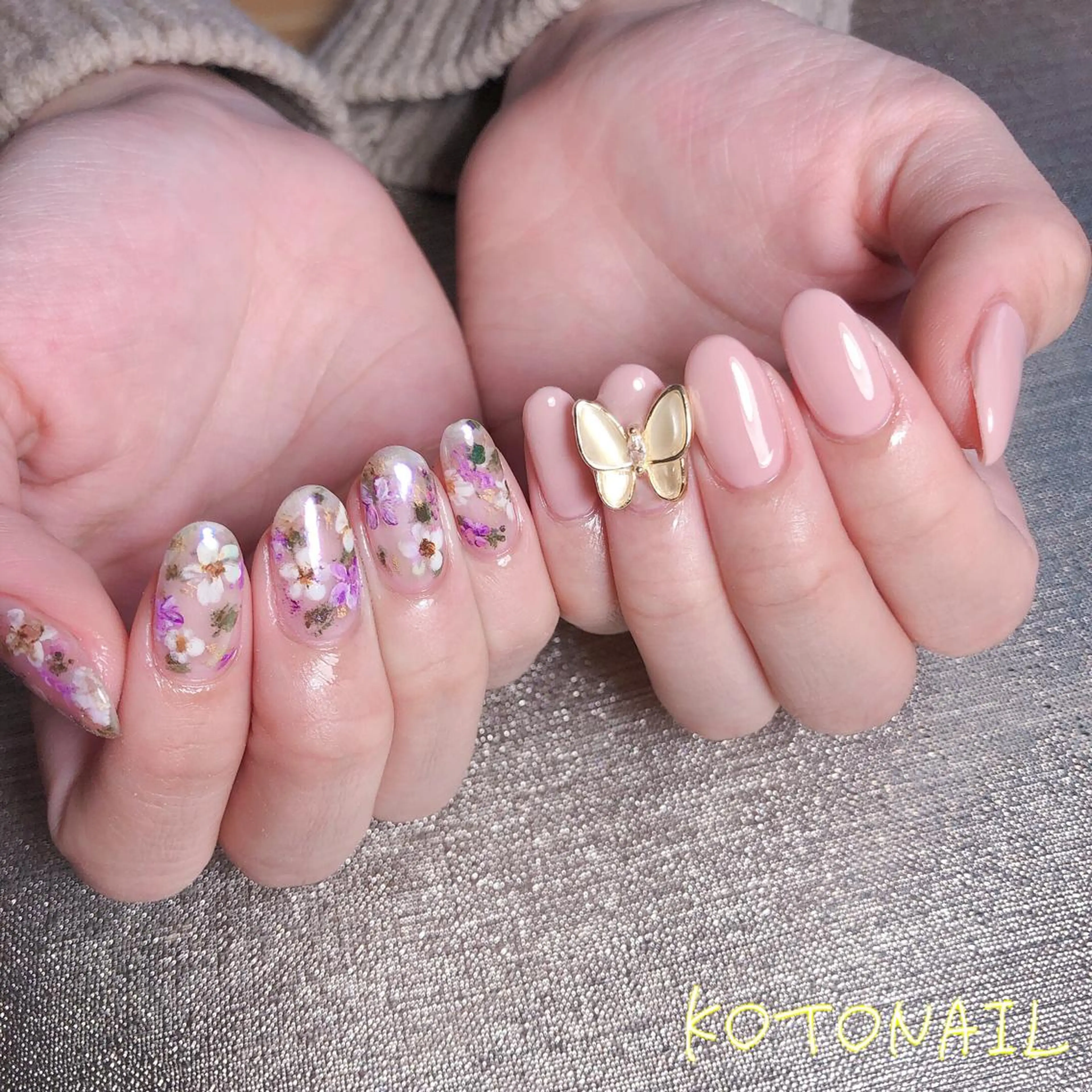 ネイル アートネイル フラッシュネイル フラワーネイル フットネイル 氷ネイル・うるうるネイル ハンドネイル koto nailのネイルデザイン