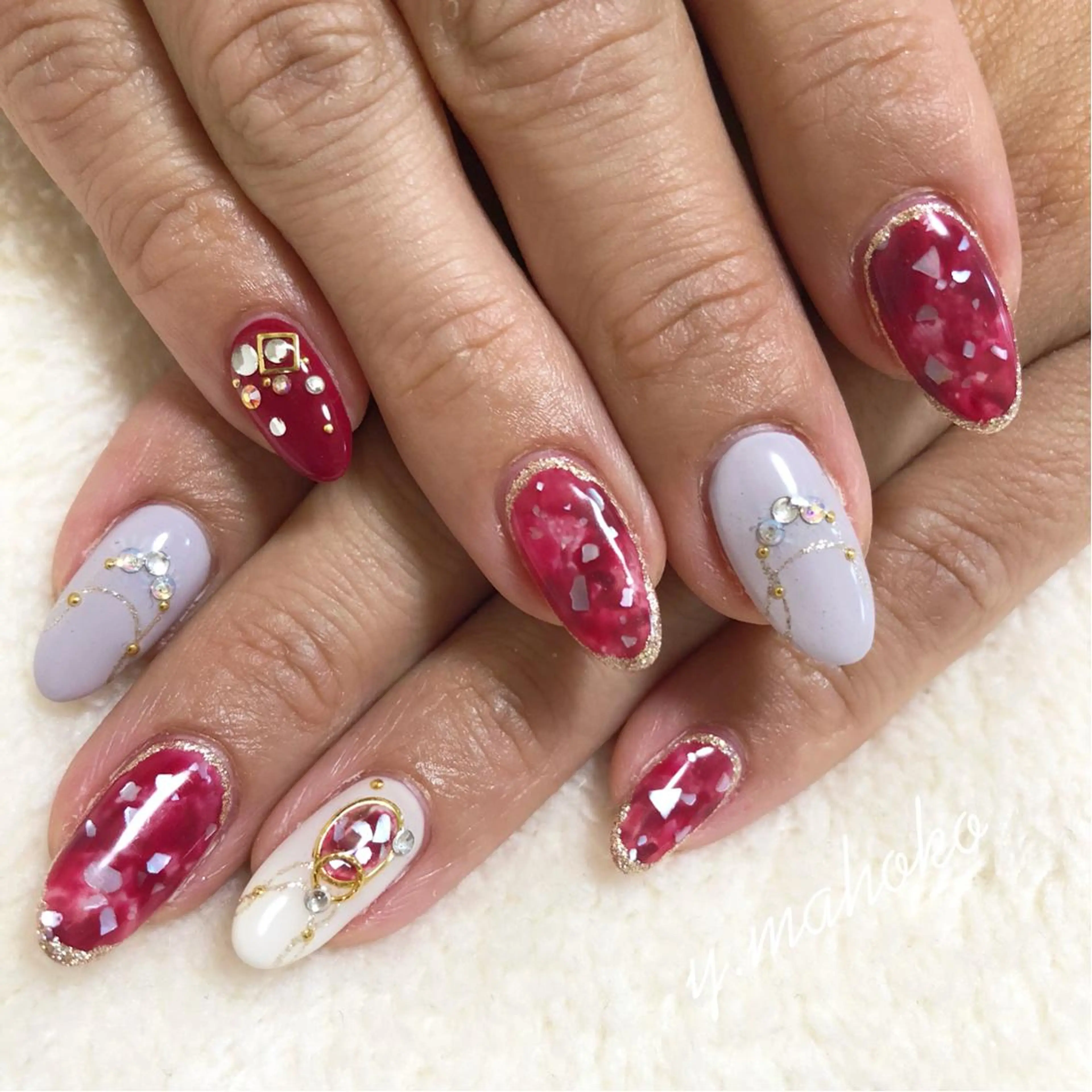 ネイル She nail studio 原宿所属・パラジェル有/ スカルプ/mahoのネイルデザイン