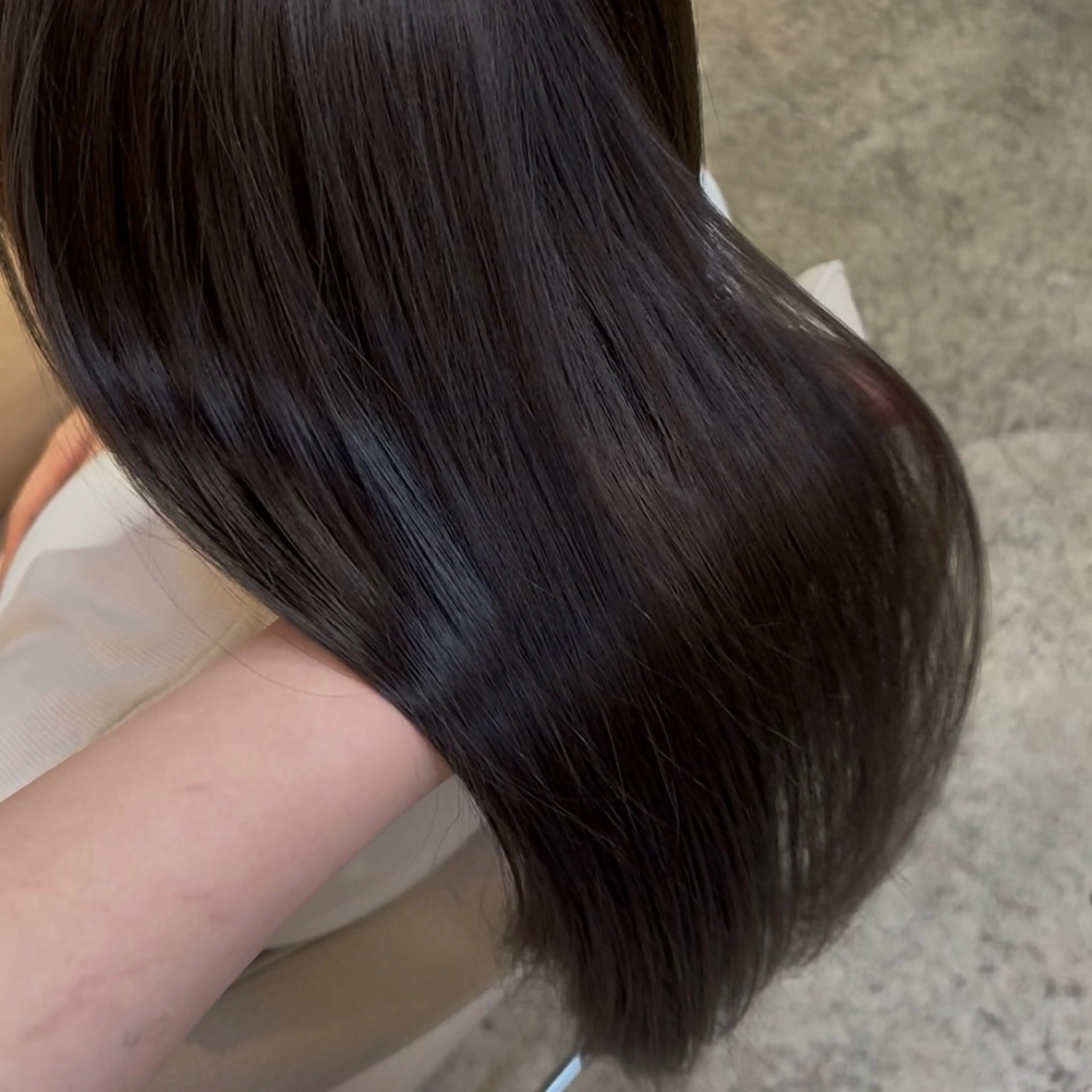 ミディアム カラー ANLY.meijijingumae所属・暗髪カラー/ 透明感カラー/真菜のヘアスタイル