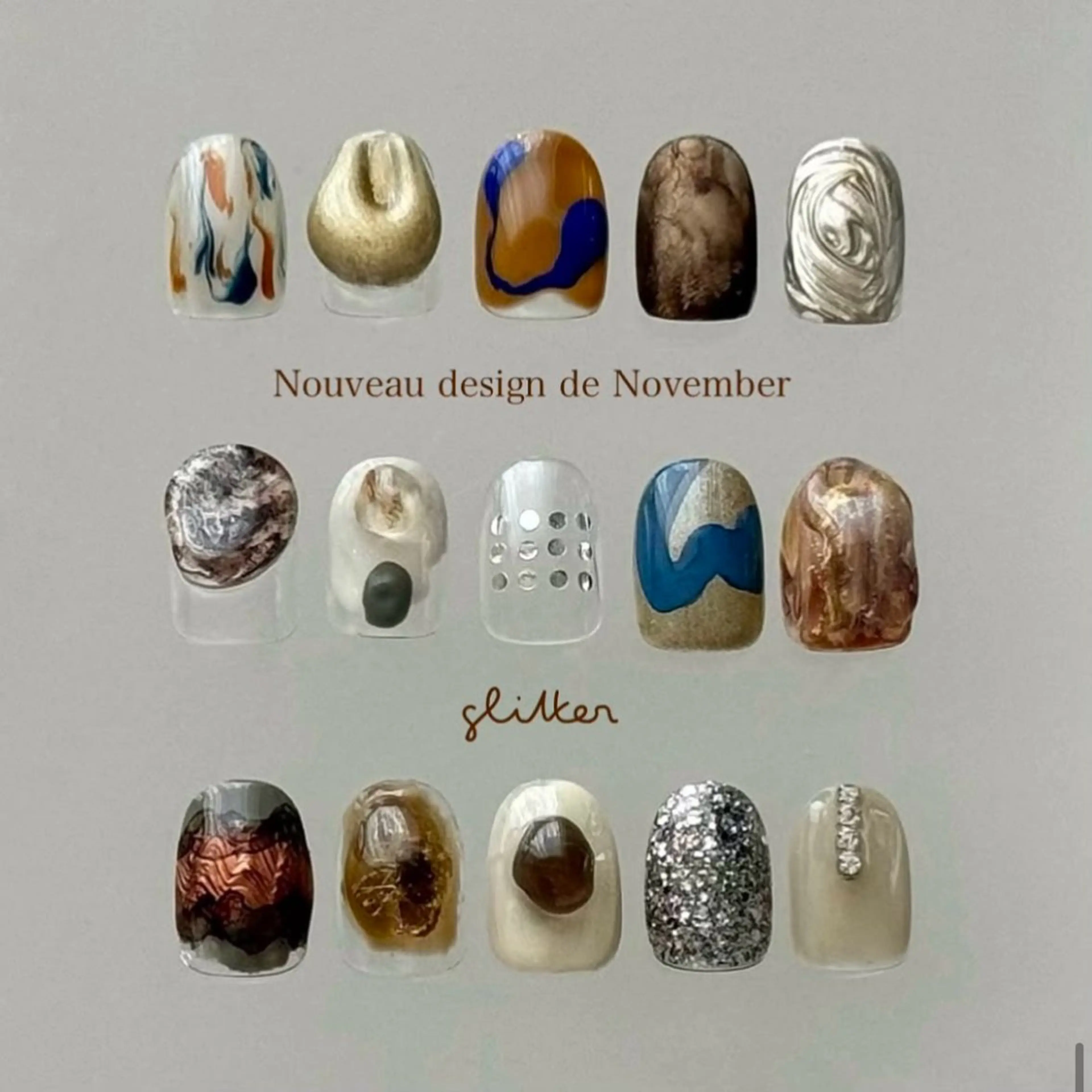 ネイル glitter 池袋のネイルデザイン