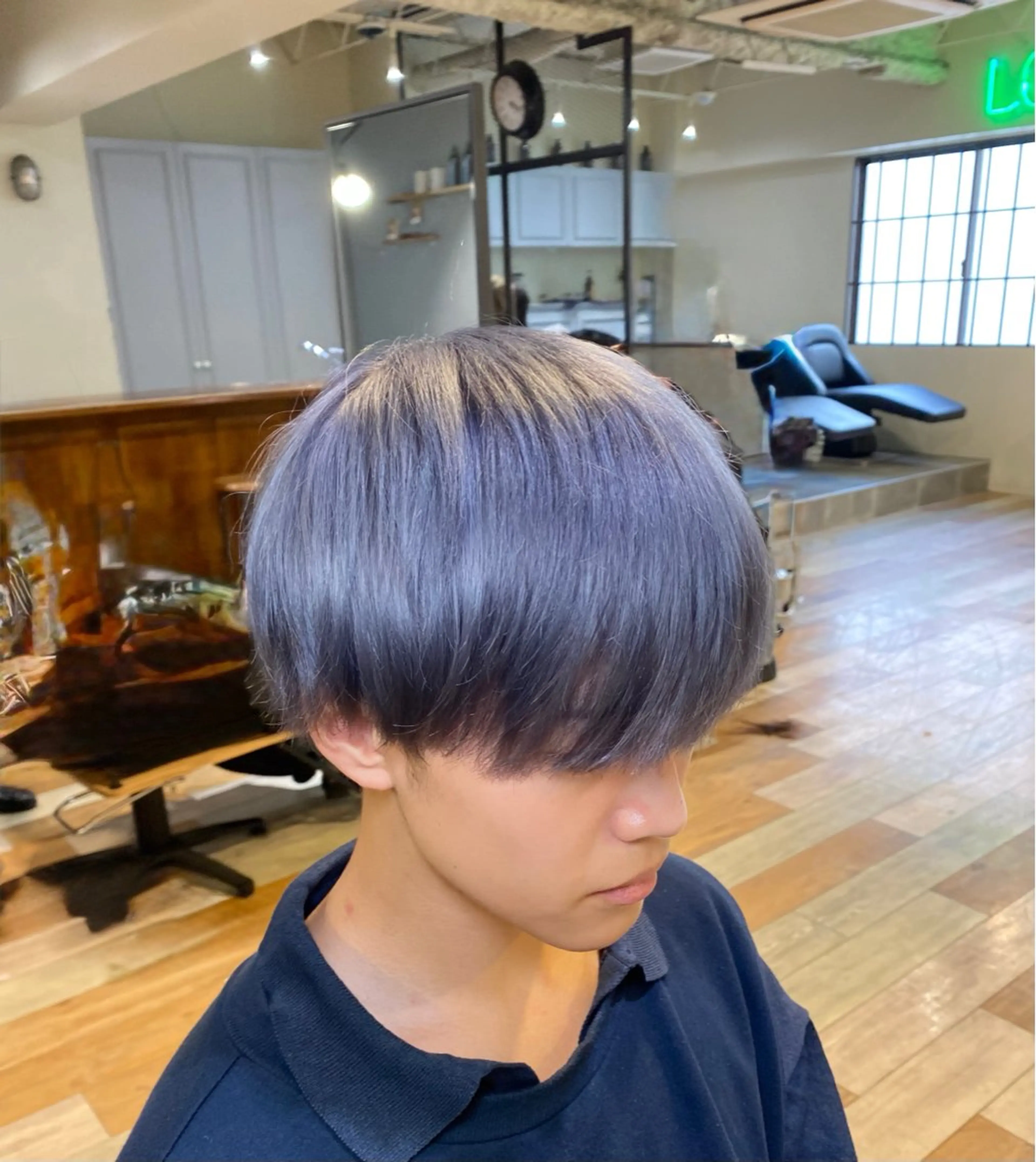 ショート カラー メンズ メンズブリーチ マッシュ 刈り上げ ブリーチ 透明感カラー カット ヘアカラー メンズカット/パーマ 艶カラーTAIGA︎のヘアスタイル