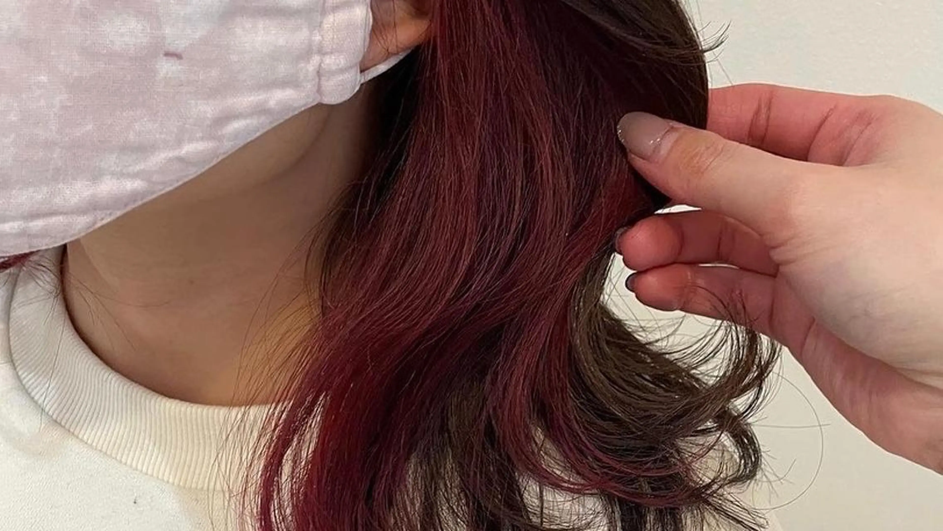 ミディアム カラー カット ヘアカラー トリートメント 髪質改善/縮毛矯正 /青山　早希🐾のヘアスタイル