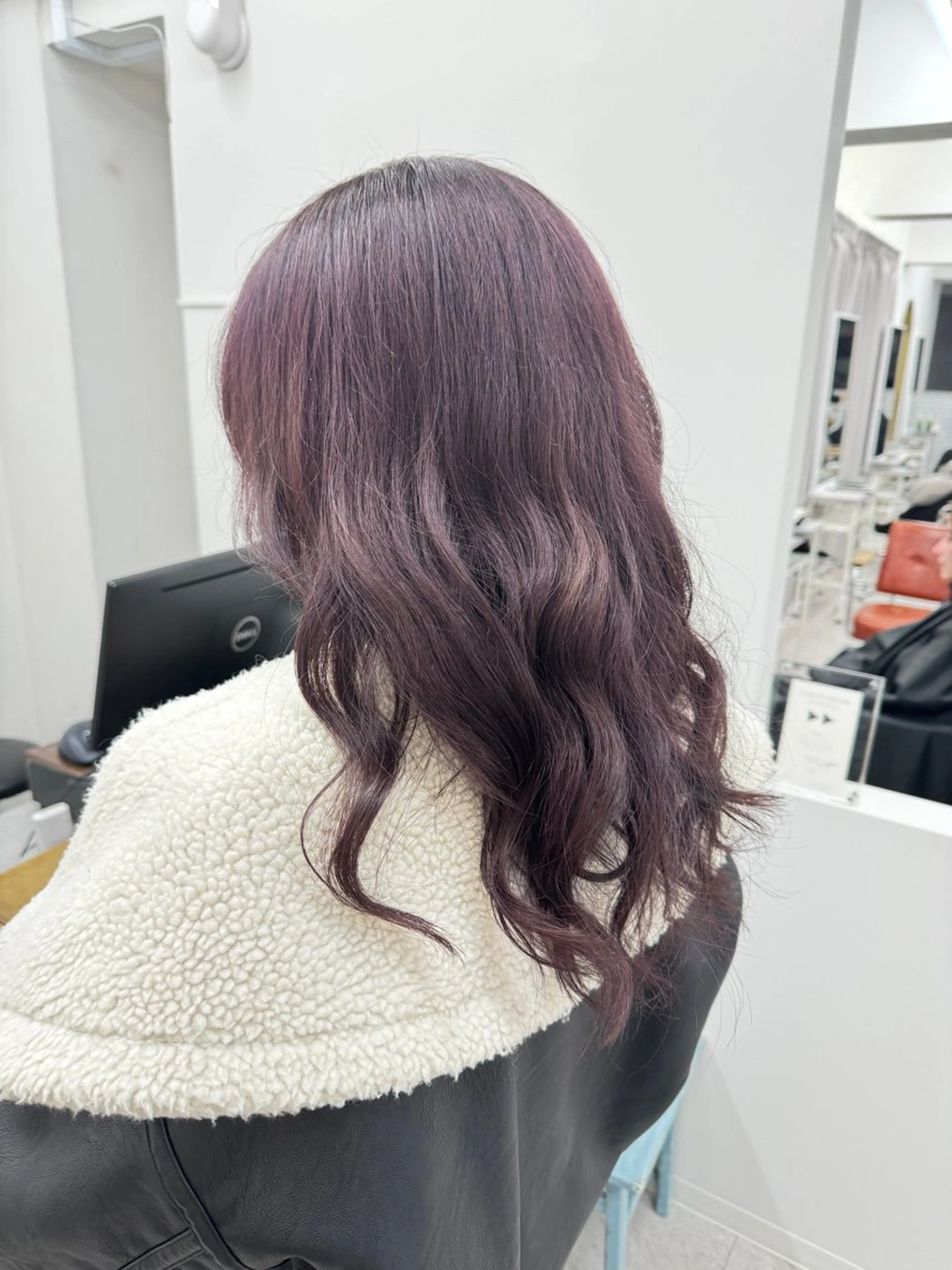 ブリーチなしダブルカラーの写真