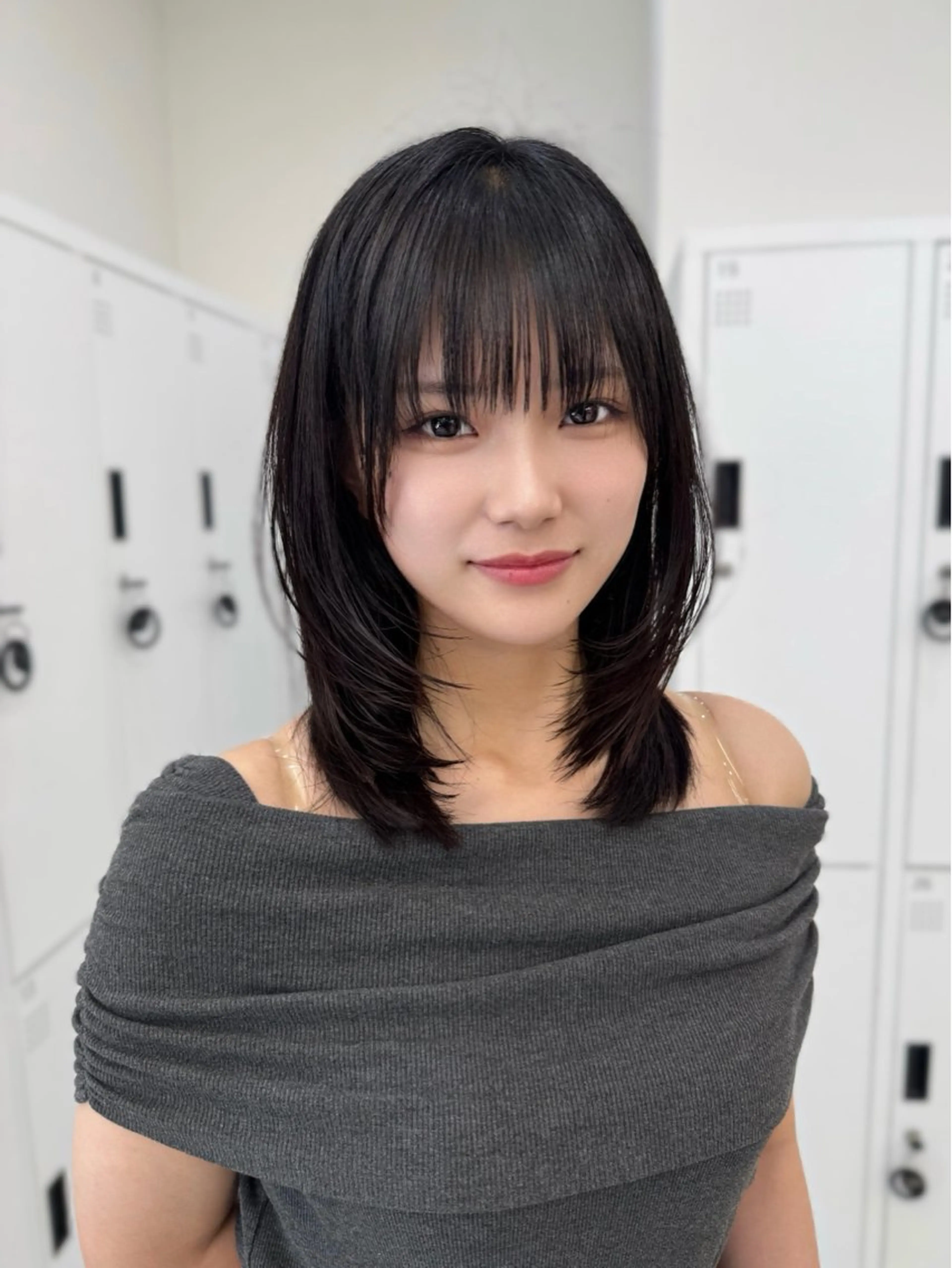 【無料❤️‍🔥】ミディアムカット✂︎ミディアム・ロング特化美容師によるミディアムスタイルの写真