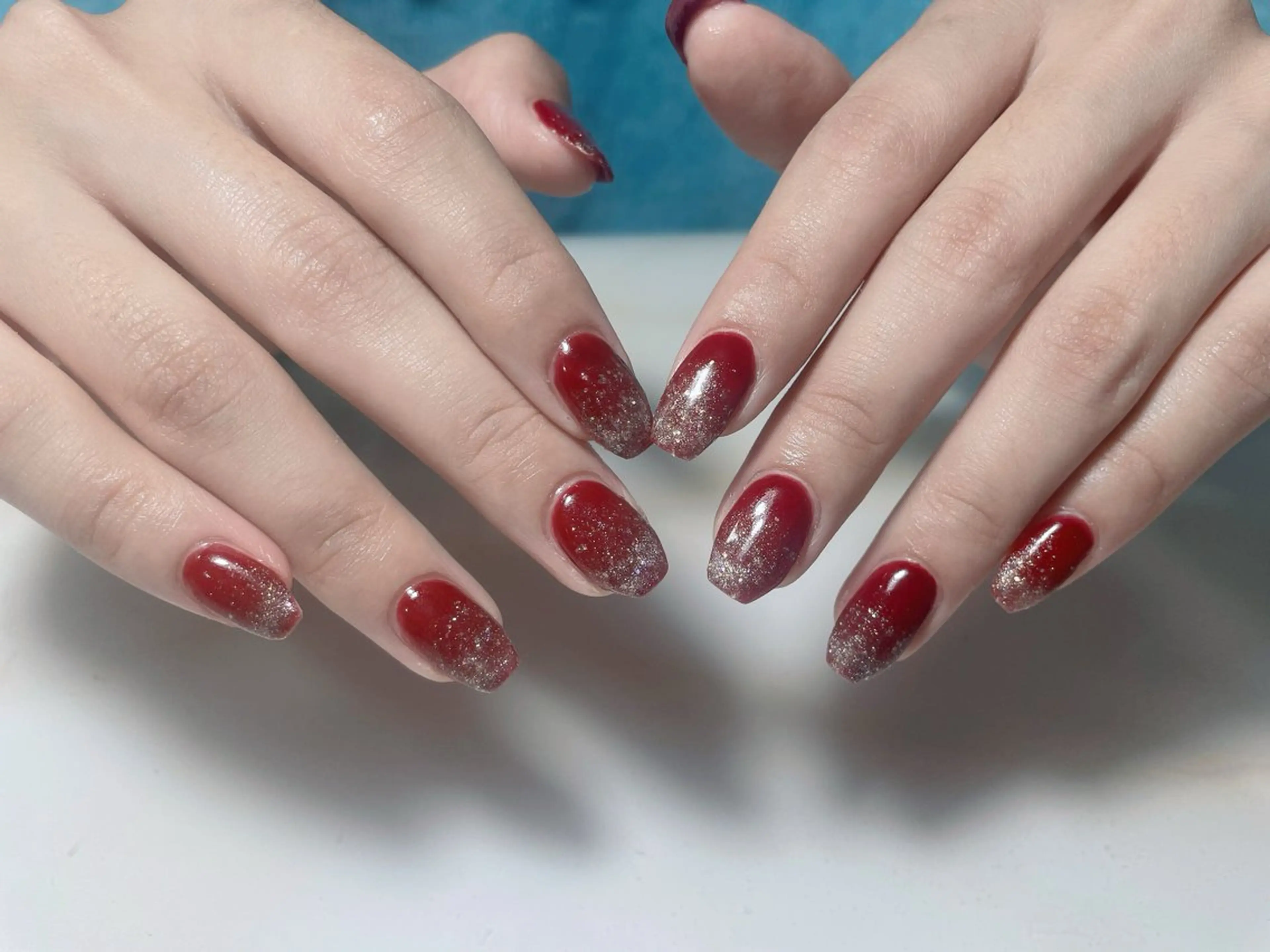 ネイル アートネイル フレンチネイル ジェルネイル グラデーション 韓国ネイル ハンドネイル 久保田 マリコのネイルデザイン