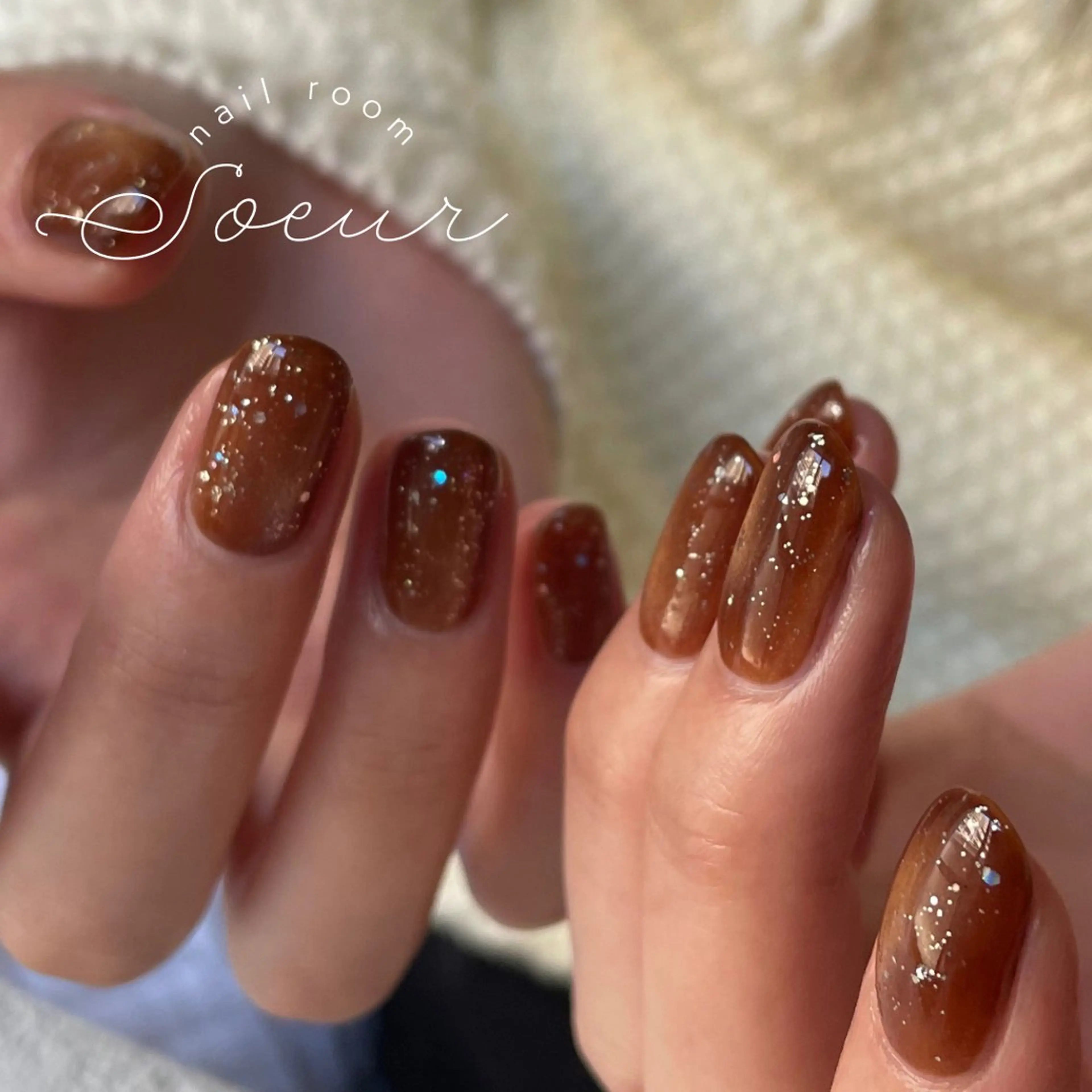 ネイル ラメ(グリッター) ハンドネイル soeur_ 武蔵浦和のネイルデザイン