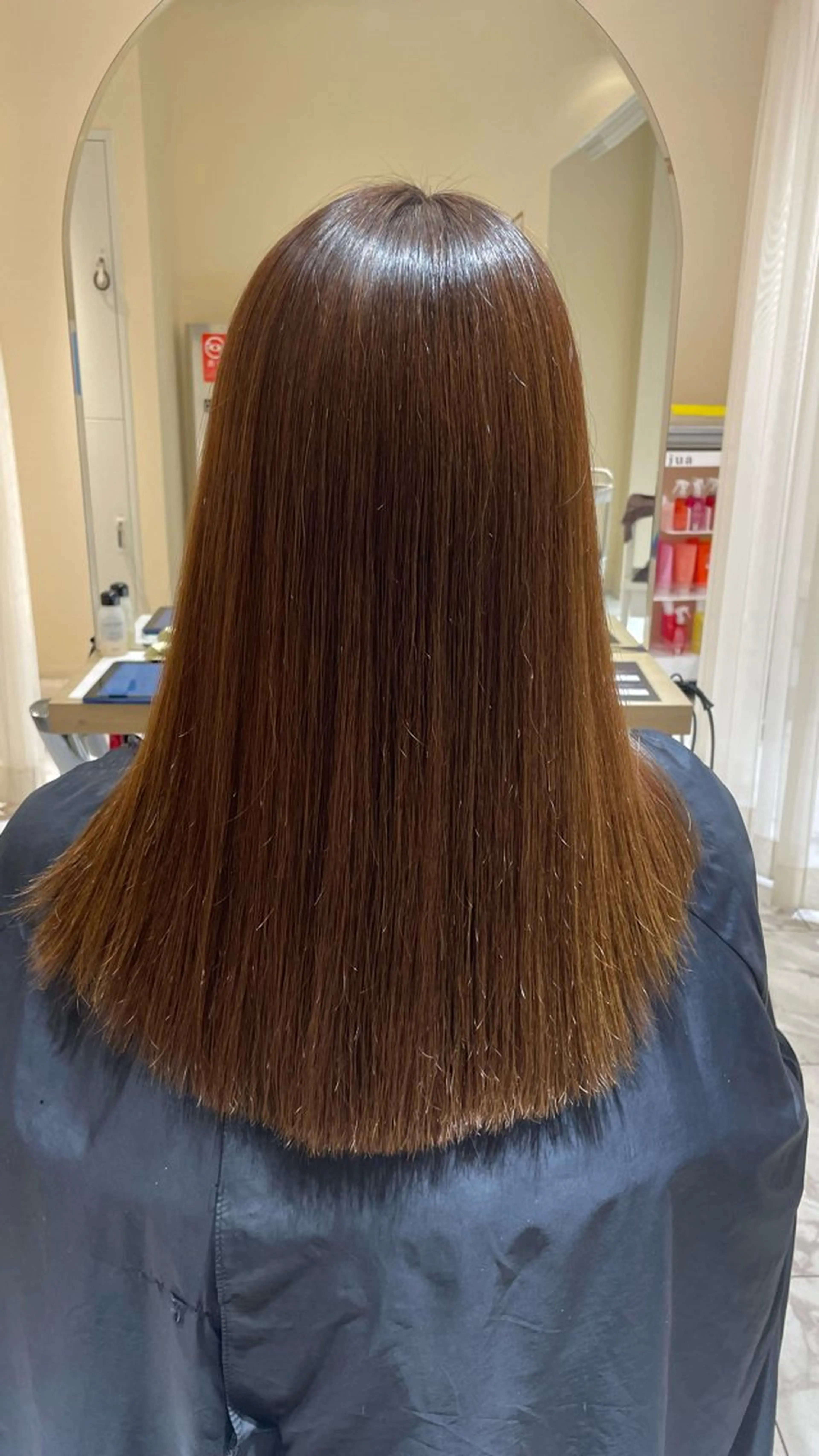 ロング マホ/日吉/髪質改善 /レイヤー/ガーリーのヘアスタイル