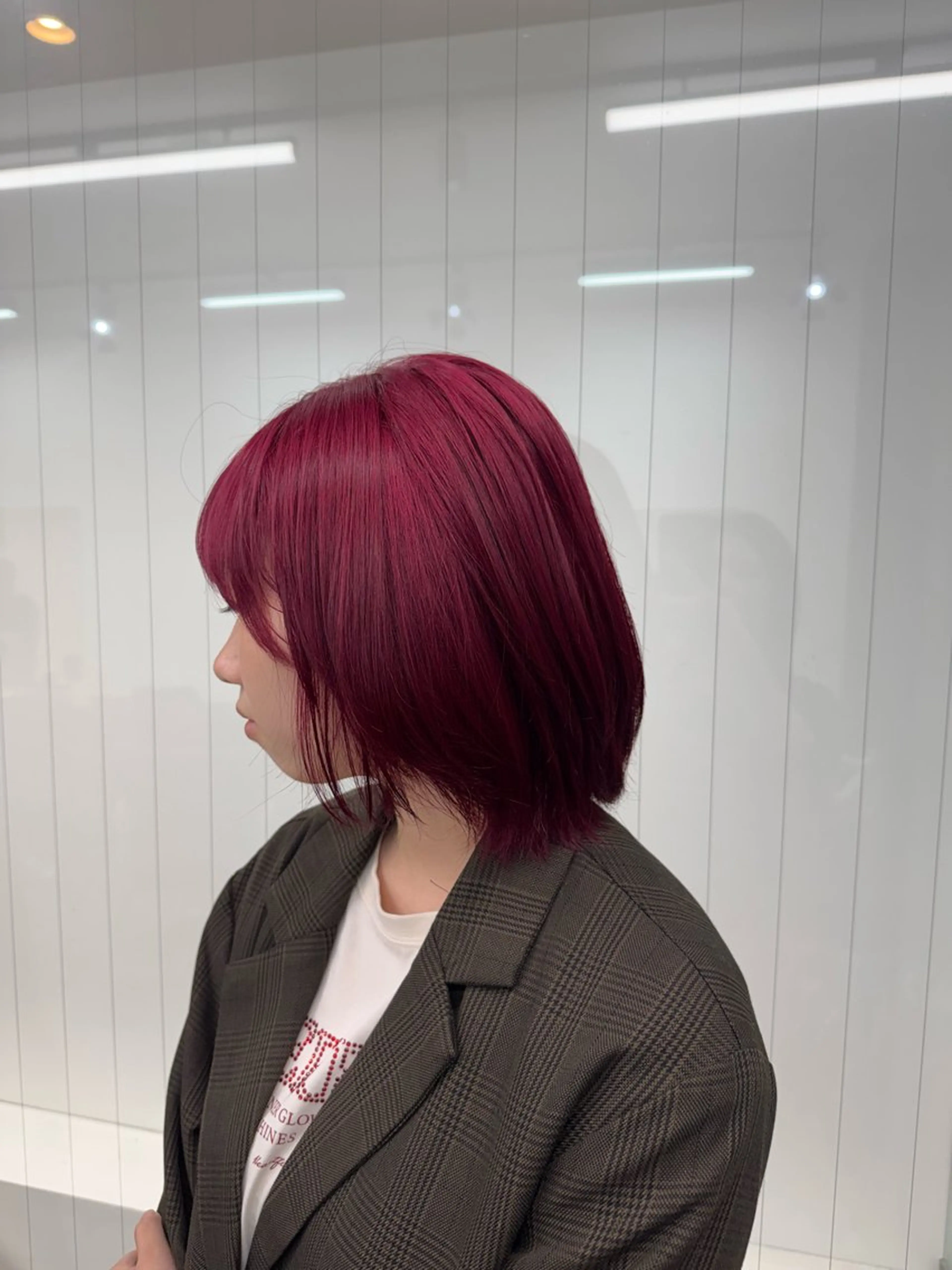 ショート カラー バレイヤージュ ミストバング ブリーチ 透明感カラー ダブルカラー ヘアカラー ⭐️COEUR/ 唯⭐️のヘアスタイル