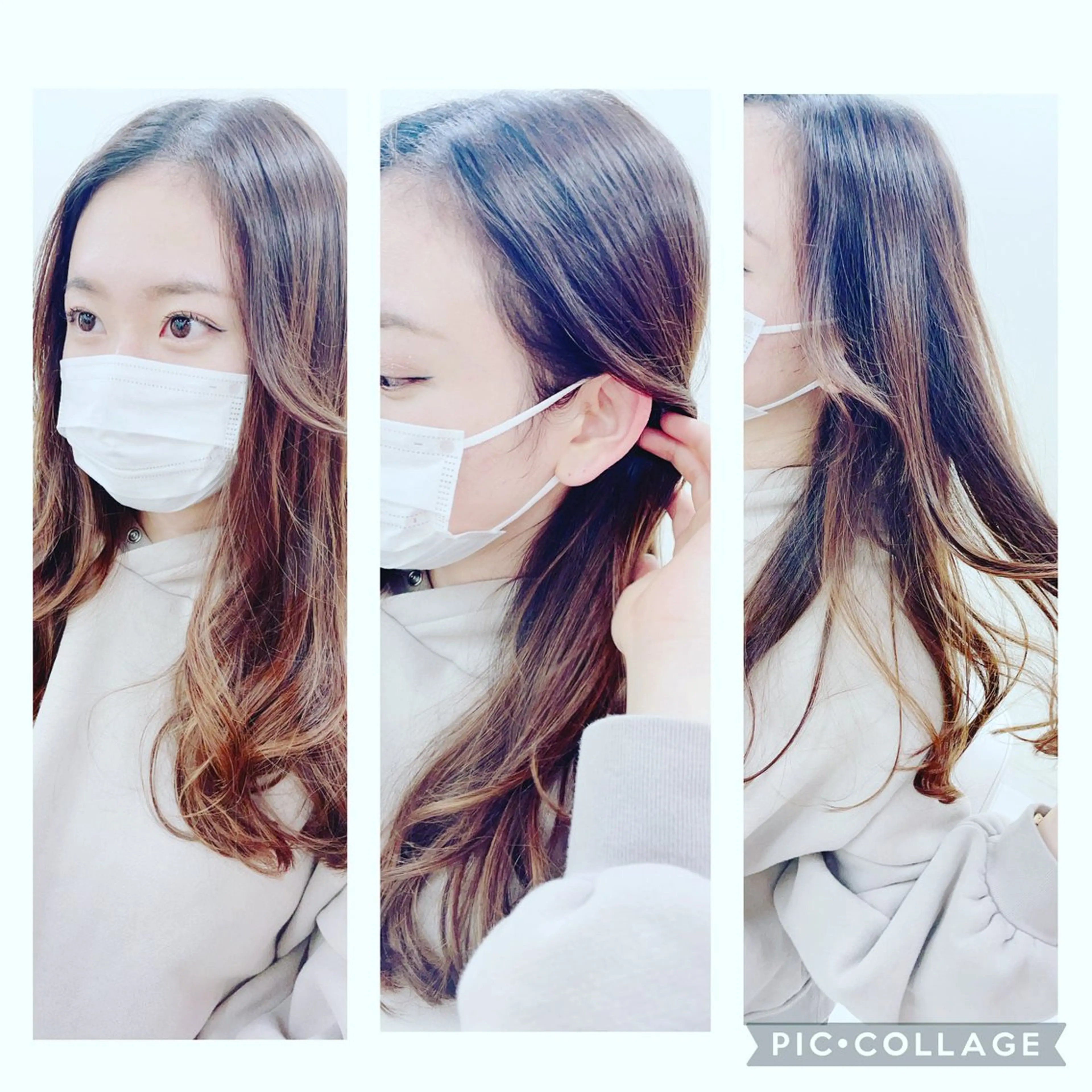 ロング grow所属・新垣 亜美のヘアスタイル