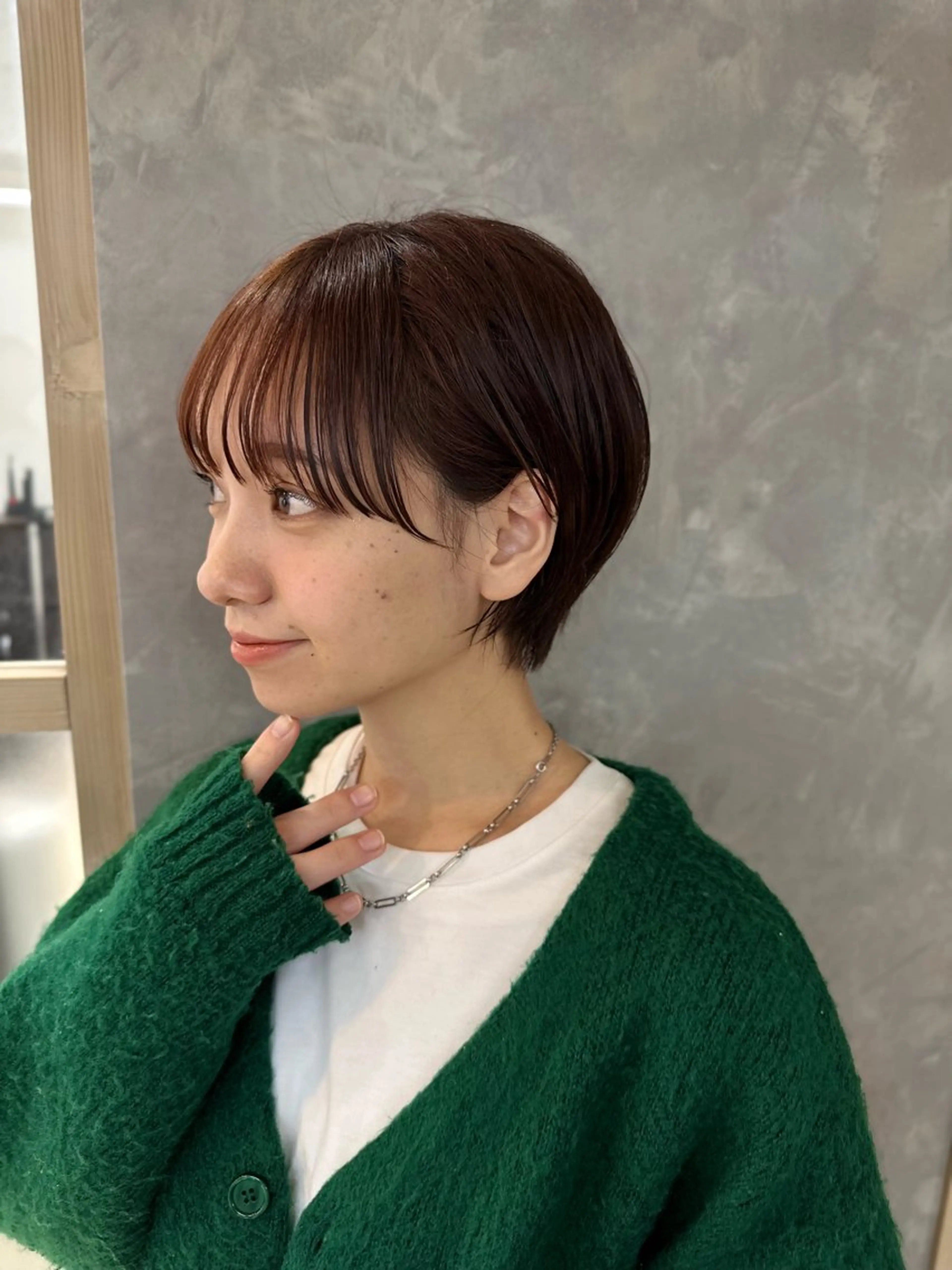 ショート カラー カット ヘアカラー トリートメント 女性が憧れる ショート/角田愛和のヘアスタイル