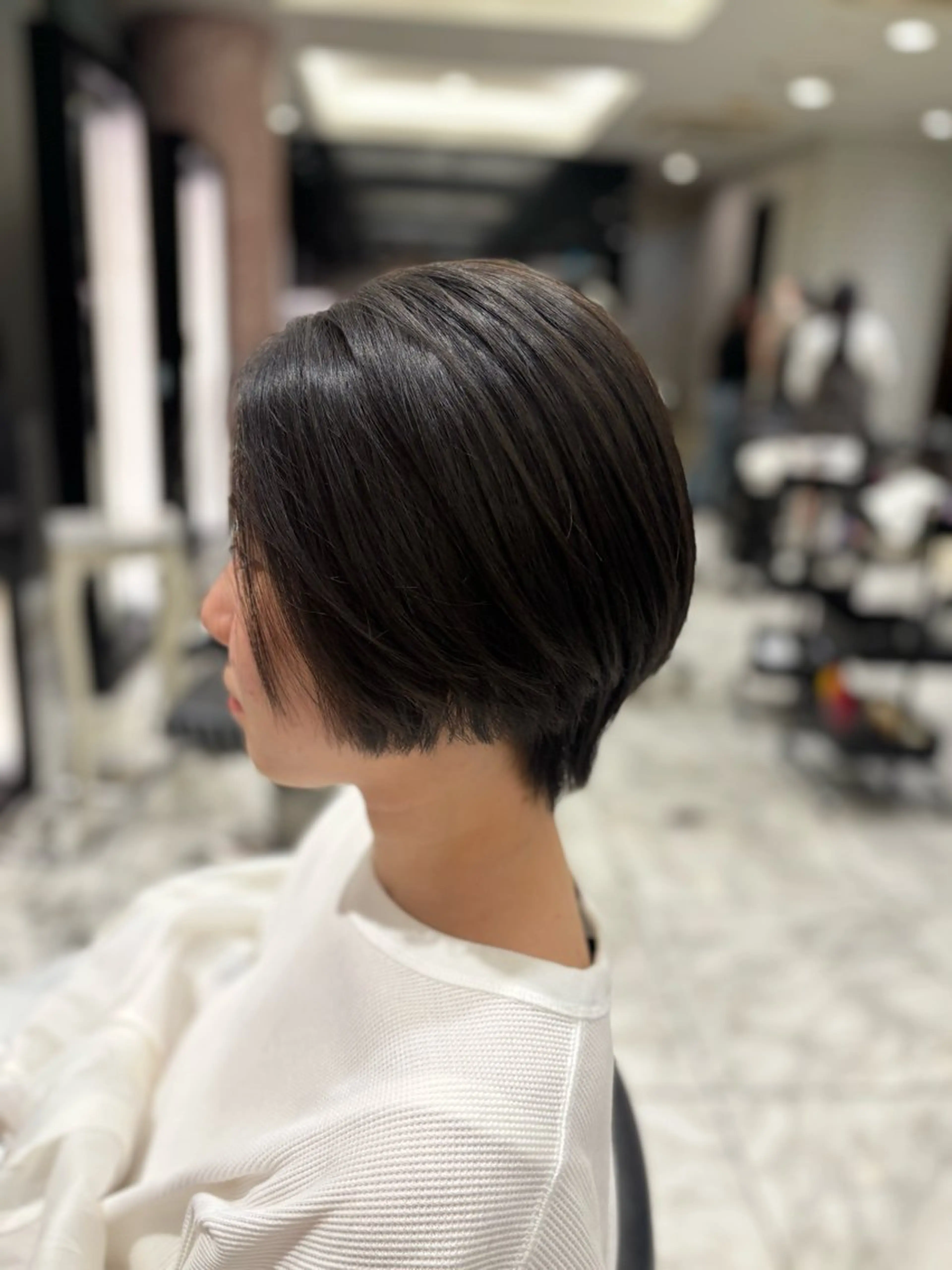 ショート 似合わせカット ショートヘア カット トリートメント 🌸レイヤーカット /銀座🌸いでいあやのヘアスタイル