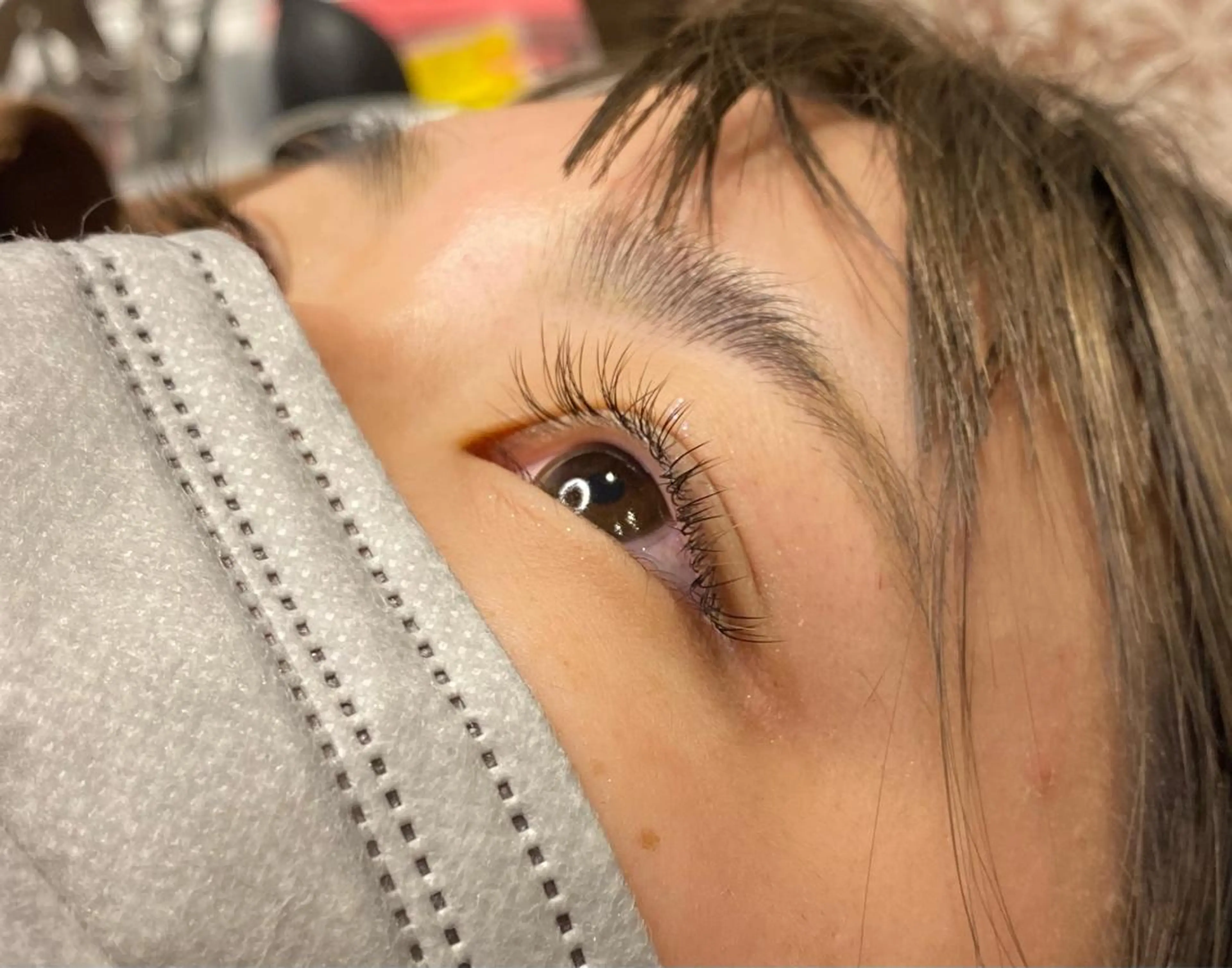 マツエク・マツパ フラットラッシュ ナチュラル Hazuki .のマツエク・マツパデザイン