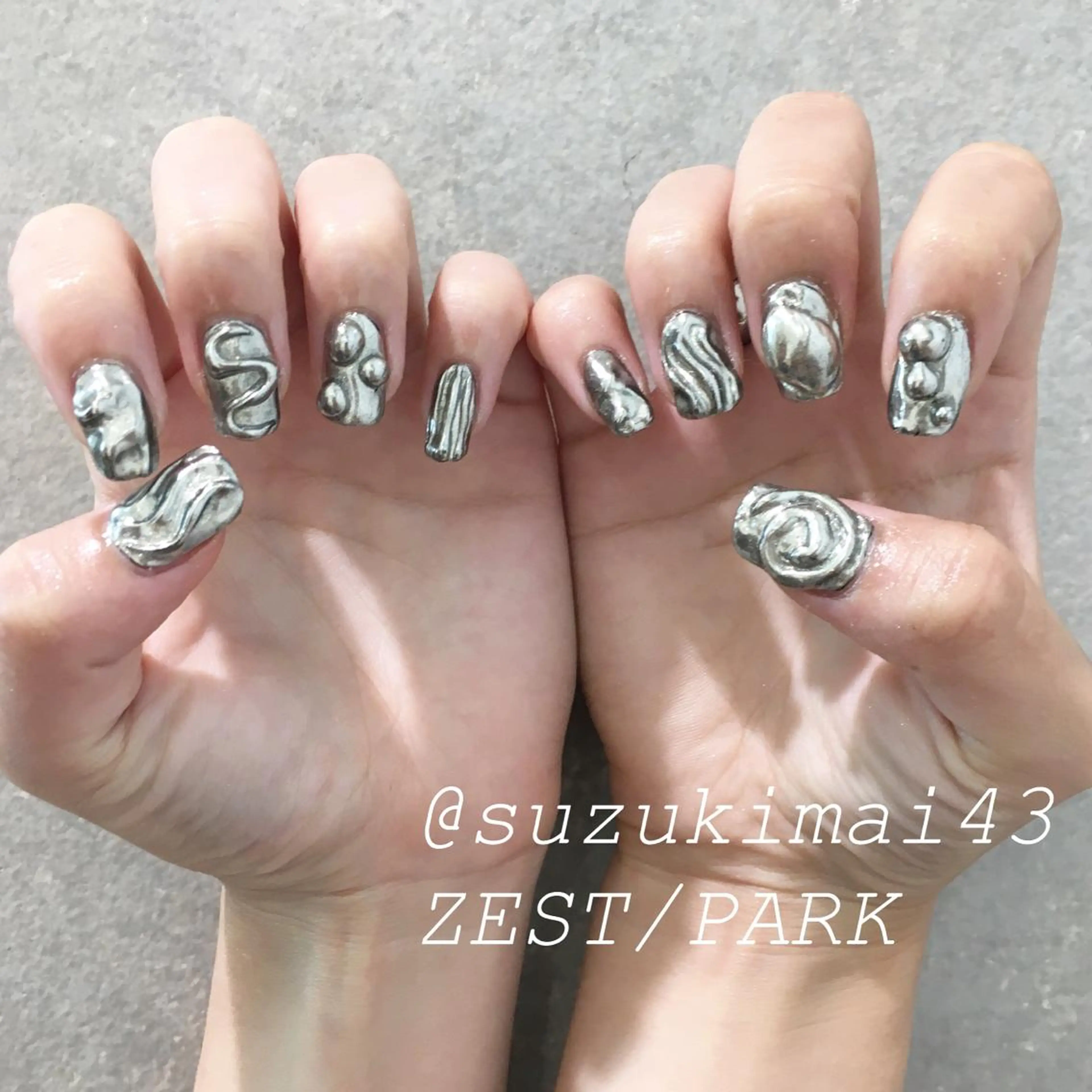 ネイル 【似合わせ提案】鈴木 舞のネイルデザイン