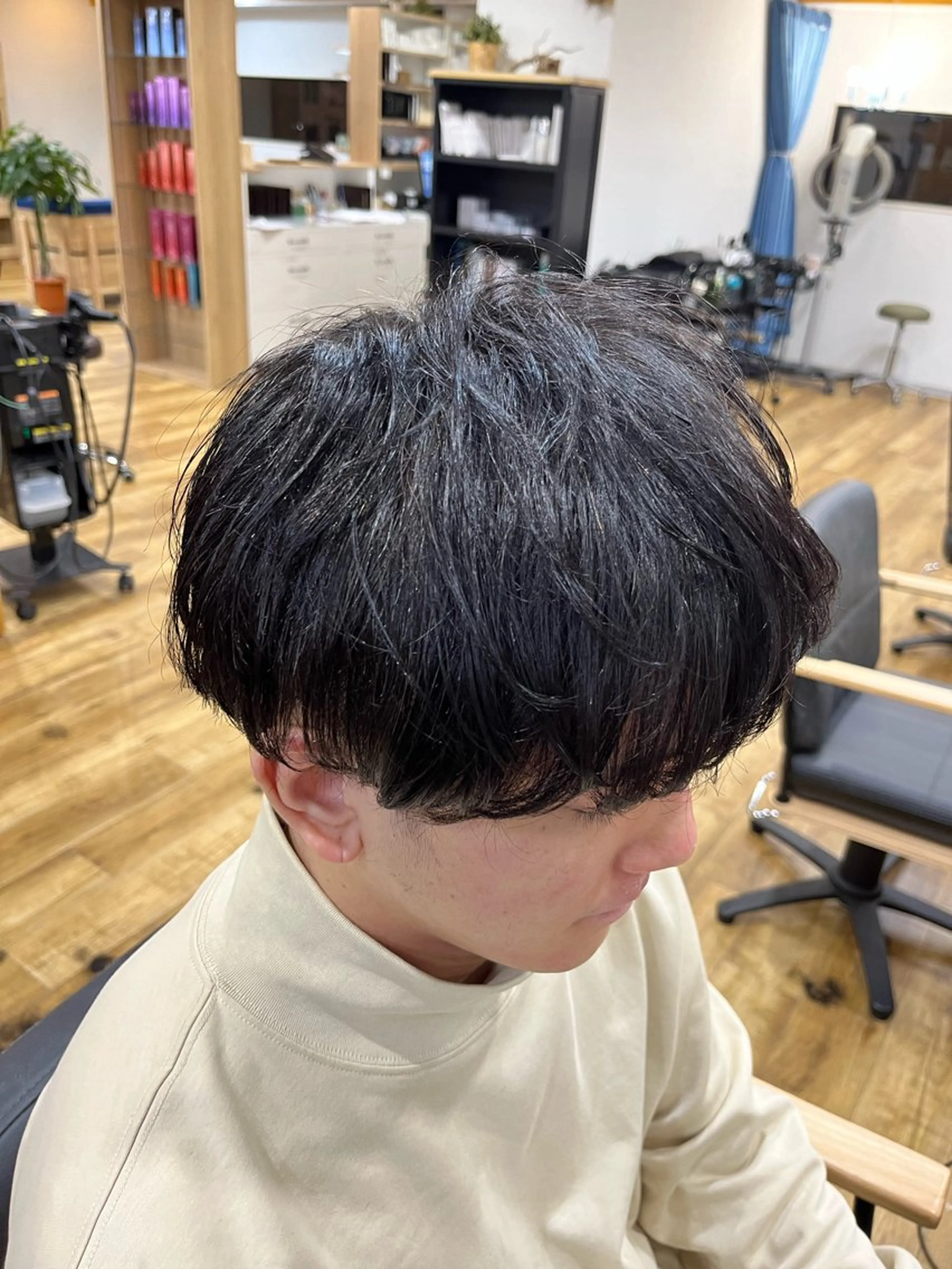 メンズ マッシュ 安島(あじま) 慎(まこと)のヘアスタイル