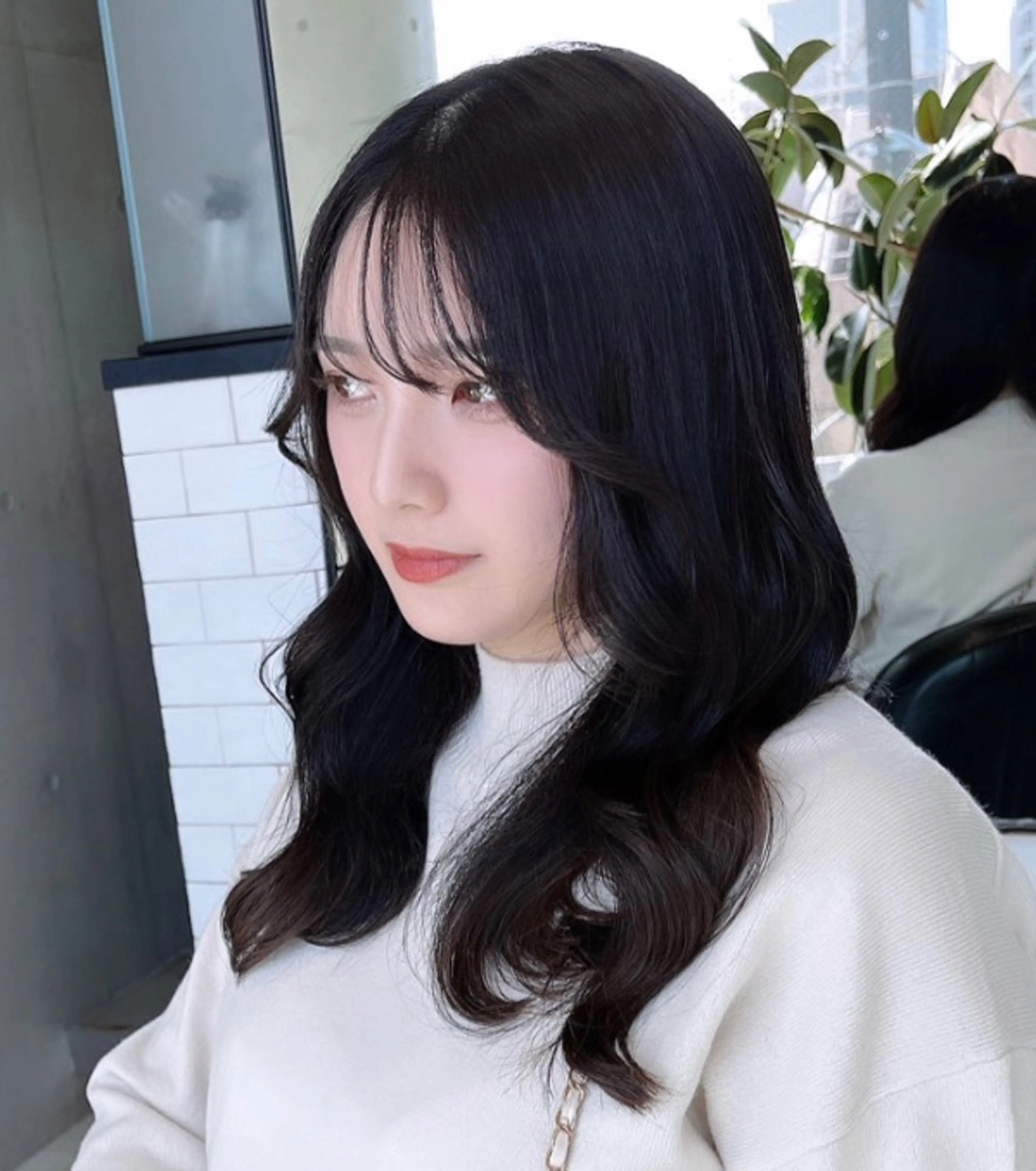 ミディアム カラー カット ヘアカラー トリートメント 🌫️大人韓国ヘア 🌫️naoyaのヘアスタイル