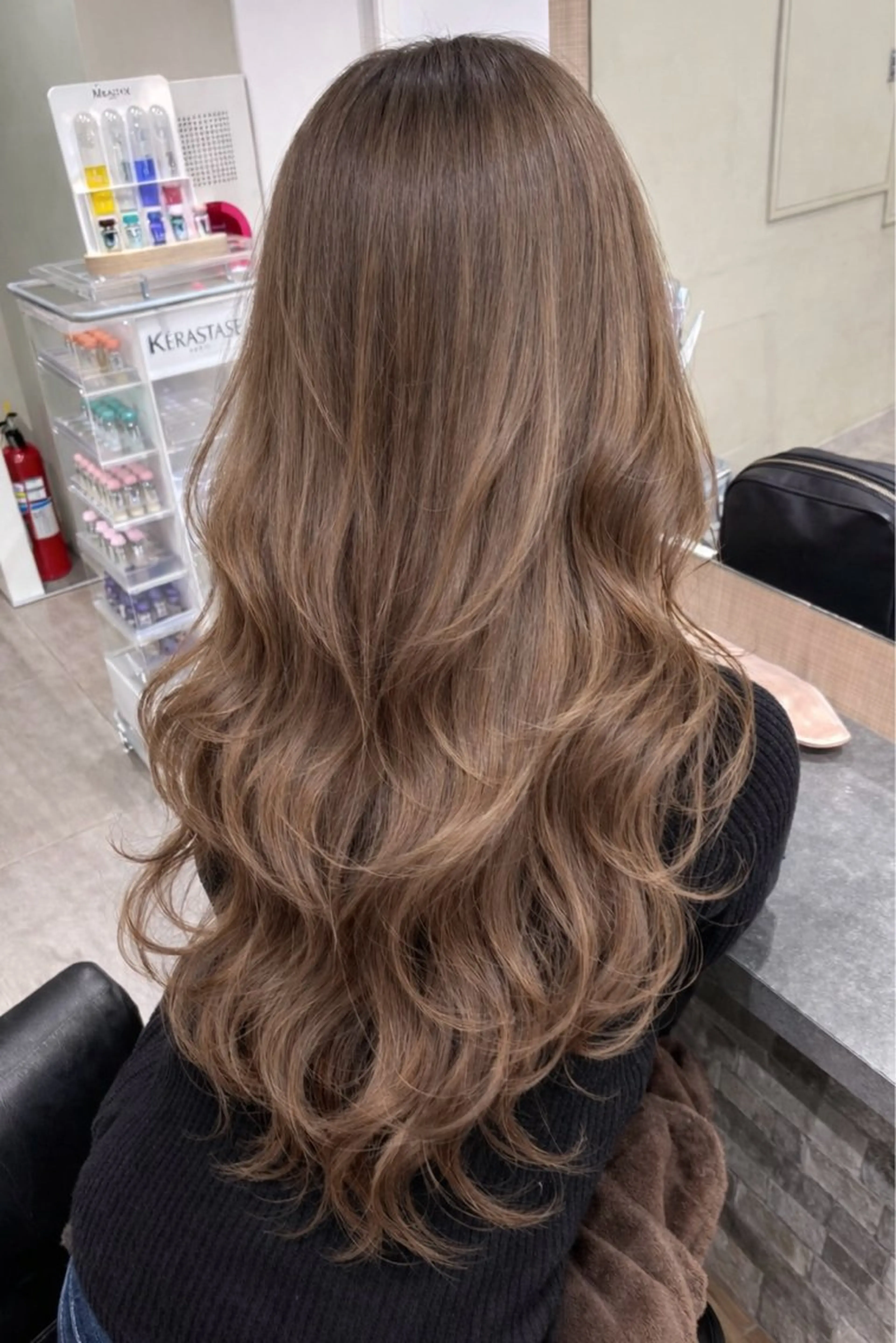 ロング レイヤーカット カット ヘアカラー トリートメント エクステ/ハイトーン レイヤーHIROのヘアスタイル