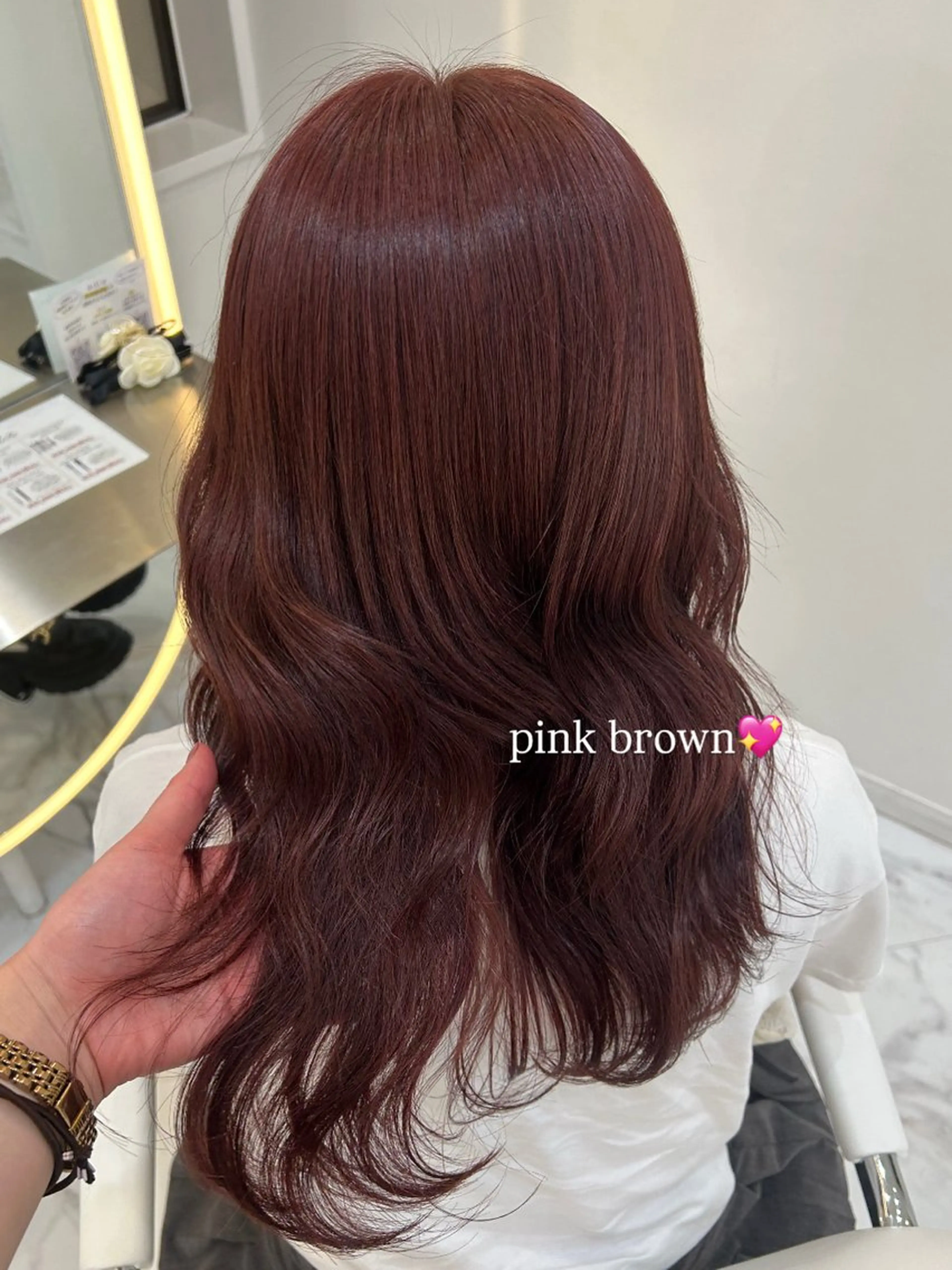 カラー ヘアカラー トリートメント RISA /銀座のヘアスタイル