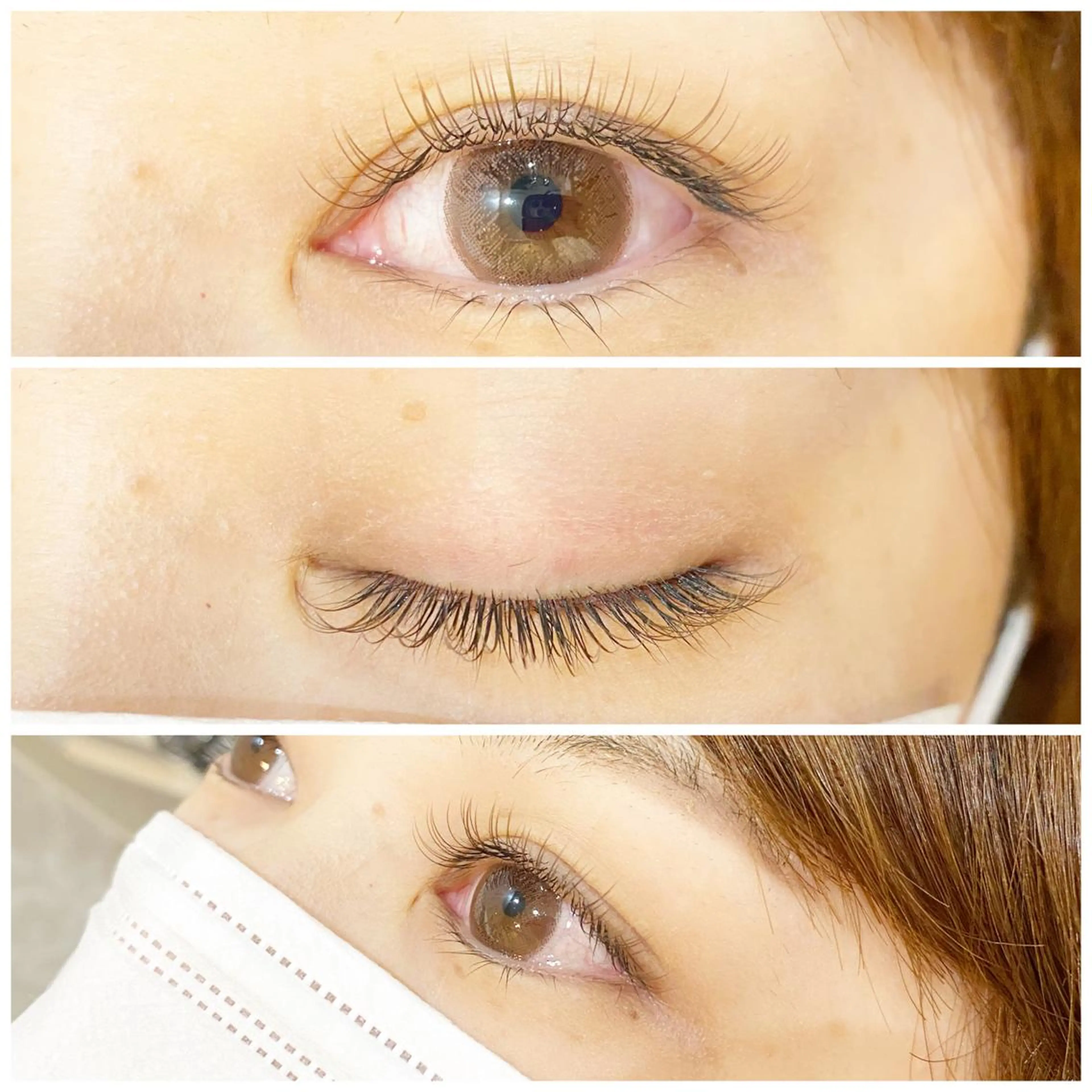 マツエク・マツパ カラーマツエク 椿 優花のマツエク・マツパデザイン