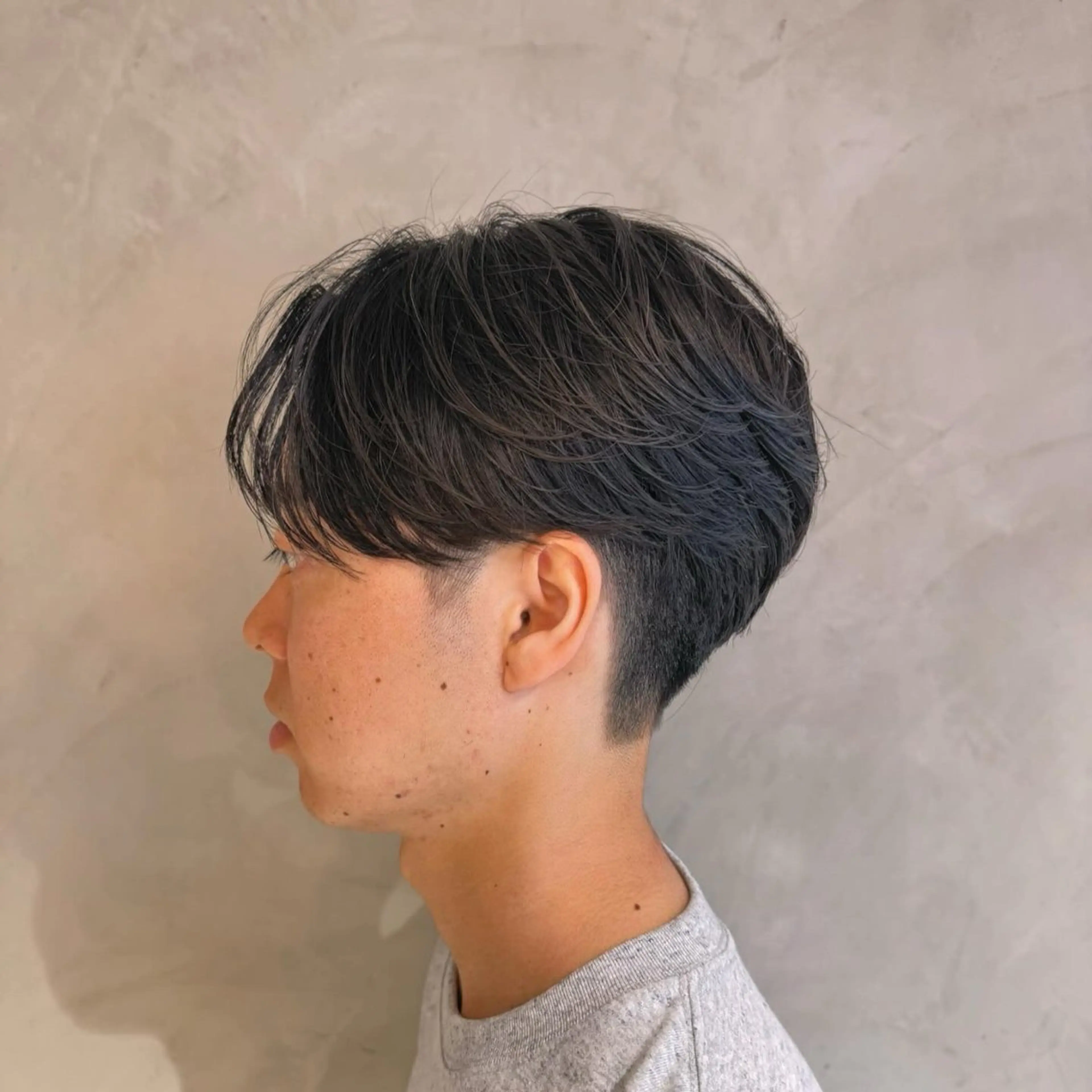 ミディアム メンズ 縮毛矯正 nico TOKYO 横浜所属・横浜/レイヤー/ カネコのヘアスタイル