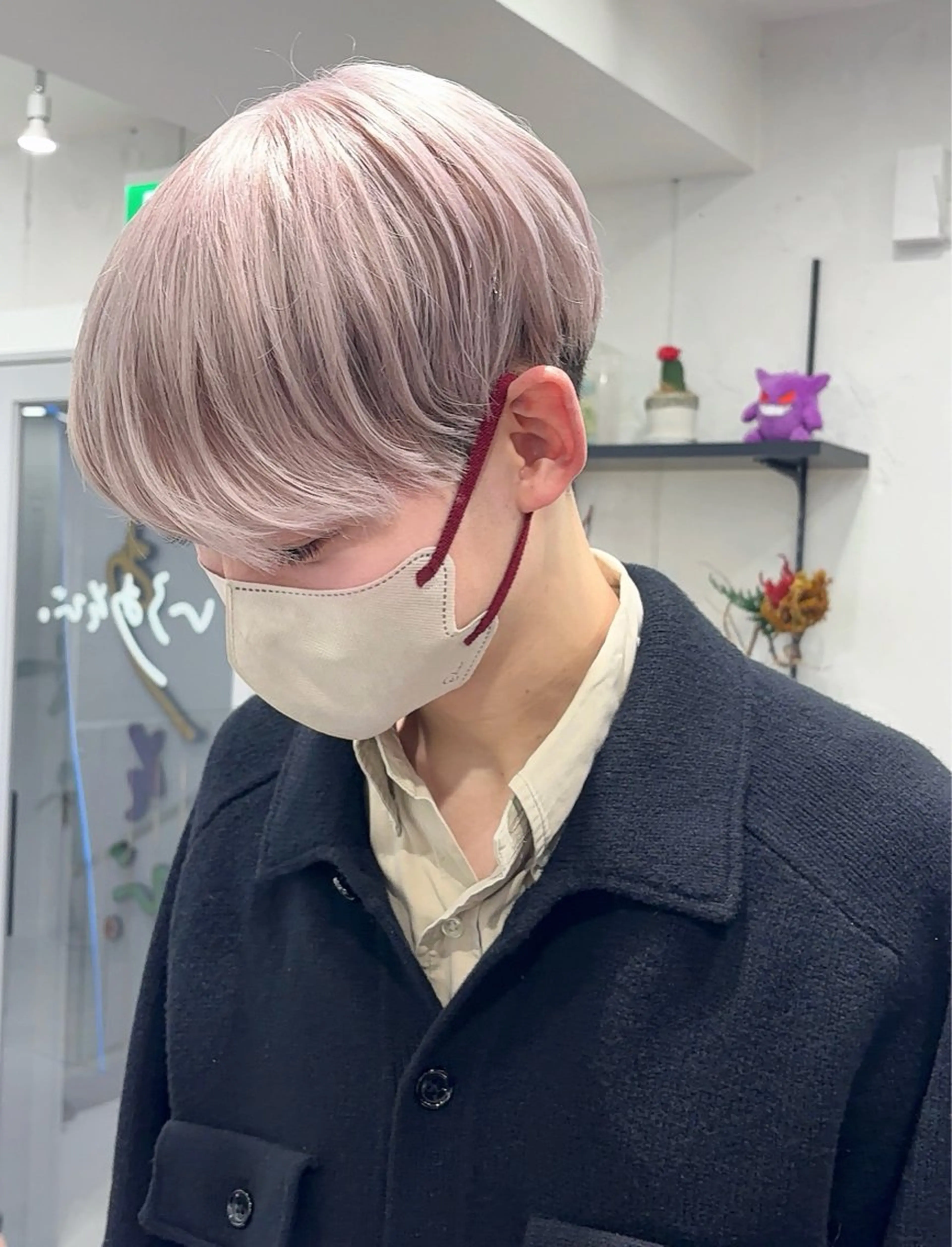 🉐【 平日限定！】⌇メンズカット＋２ブリーチ＋﻿カラー🎨⌇(ケア剤付き🙆‍♀️)の写真