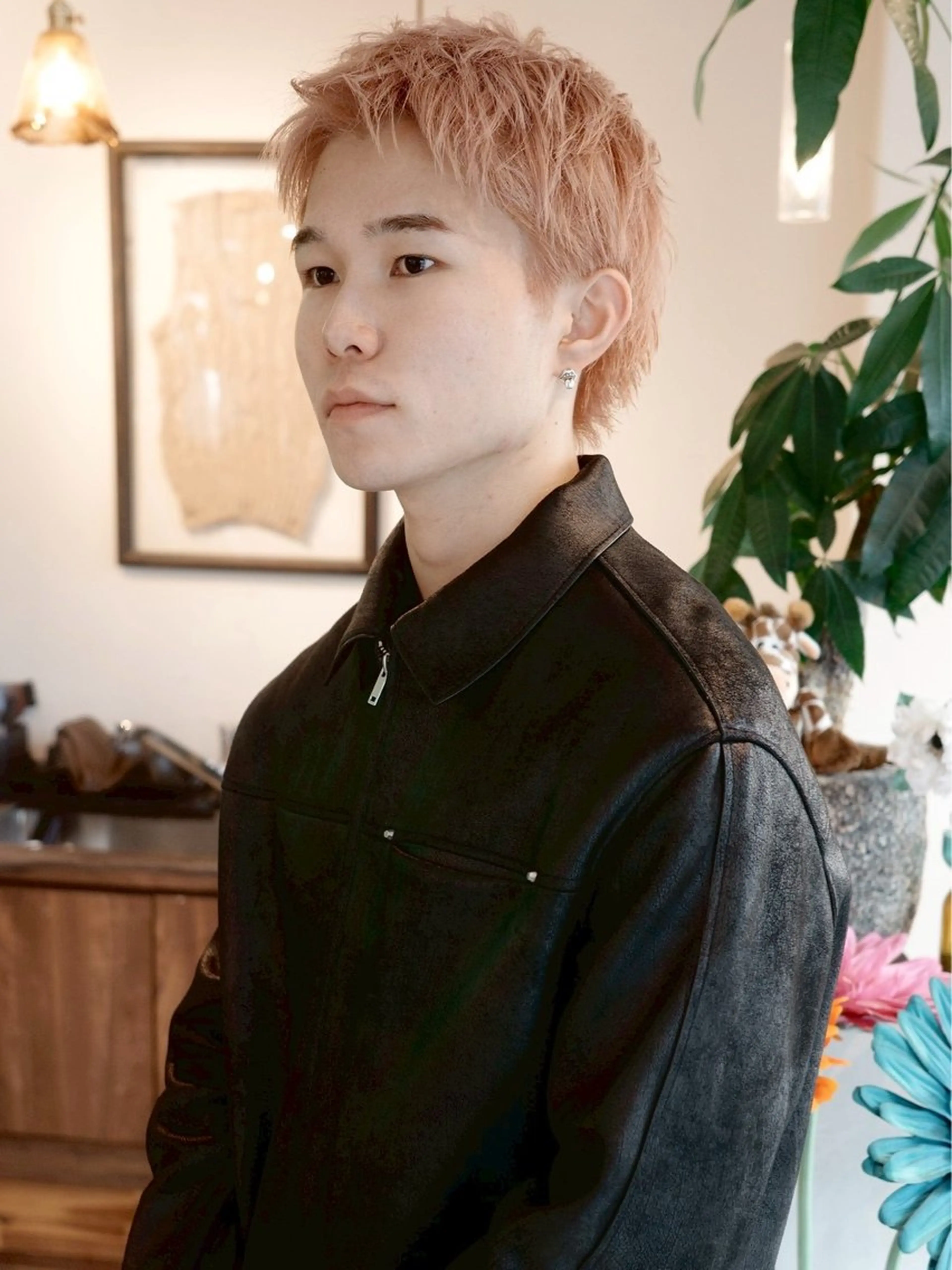 カラー メンズ キッズ カット ヘアカラー (h)wim ウィムのヘアスタイル