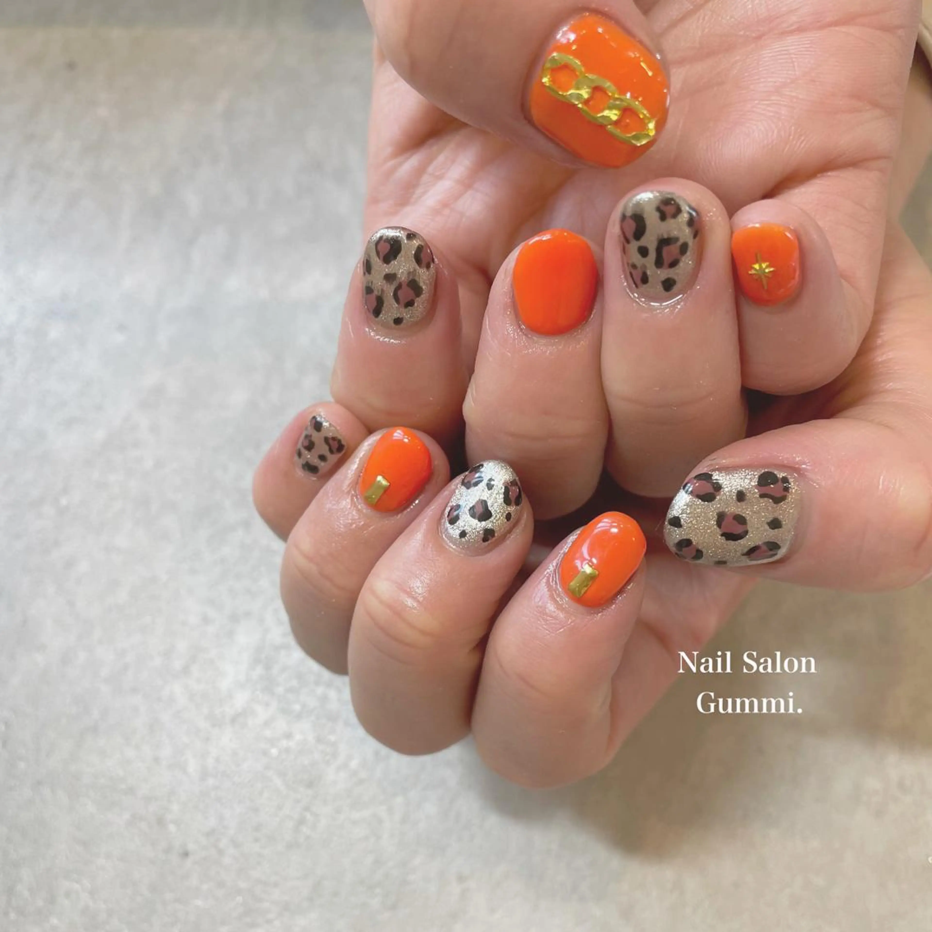 ネイル アニマル柄 マグネットネイル Nail Salon Gummi.のネイルデザイン