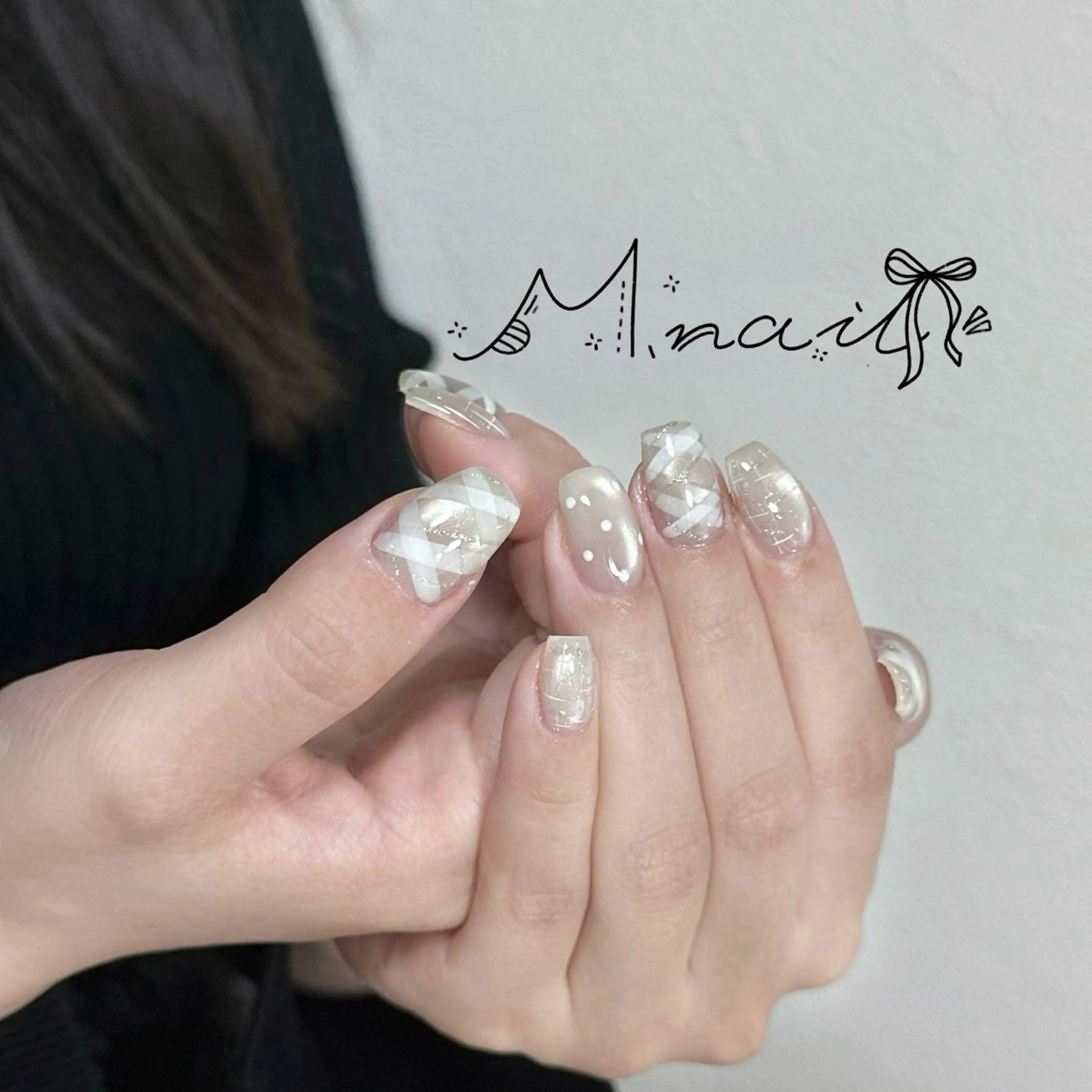 【◎オススメ】【自爪】90分シンプル持ち込みデザイン10本やり放題の写真