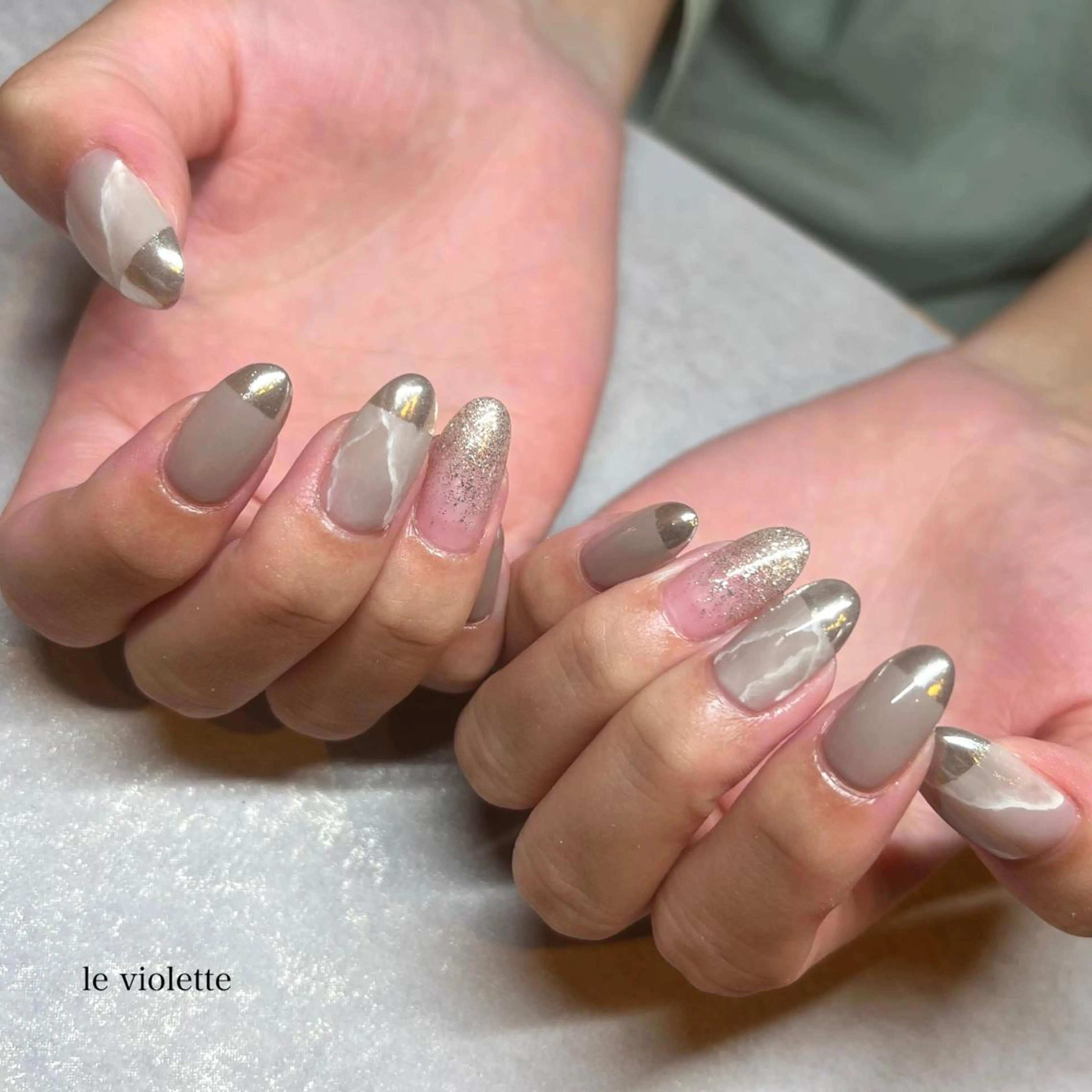 ネイル ハンドネイル le violette所属・le violetteのネイルデザイン