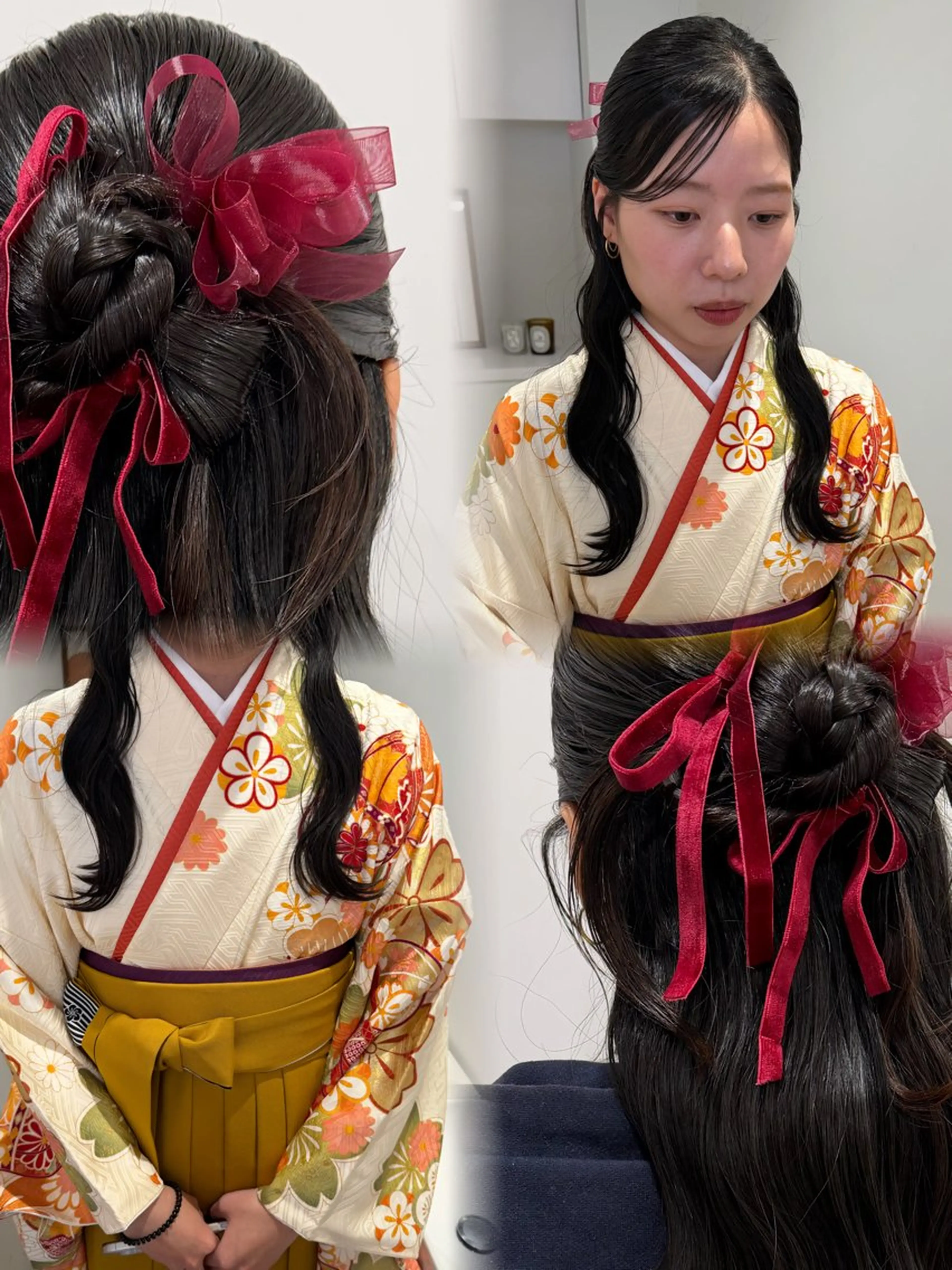 ヘアアレンジ ヘアセット アレンジ/ブラウン カラー HARU🕯のヘアスタイル