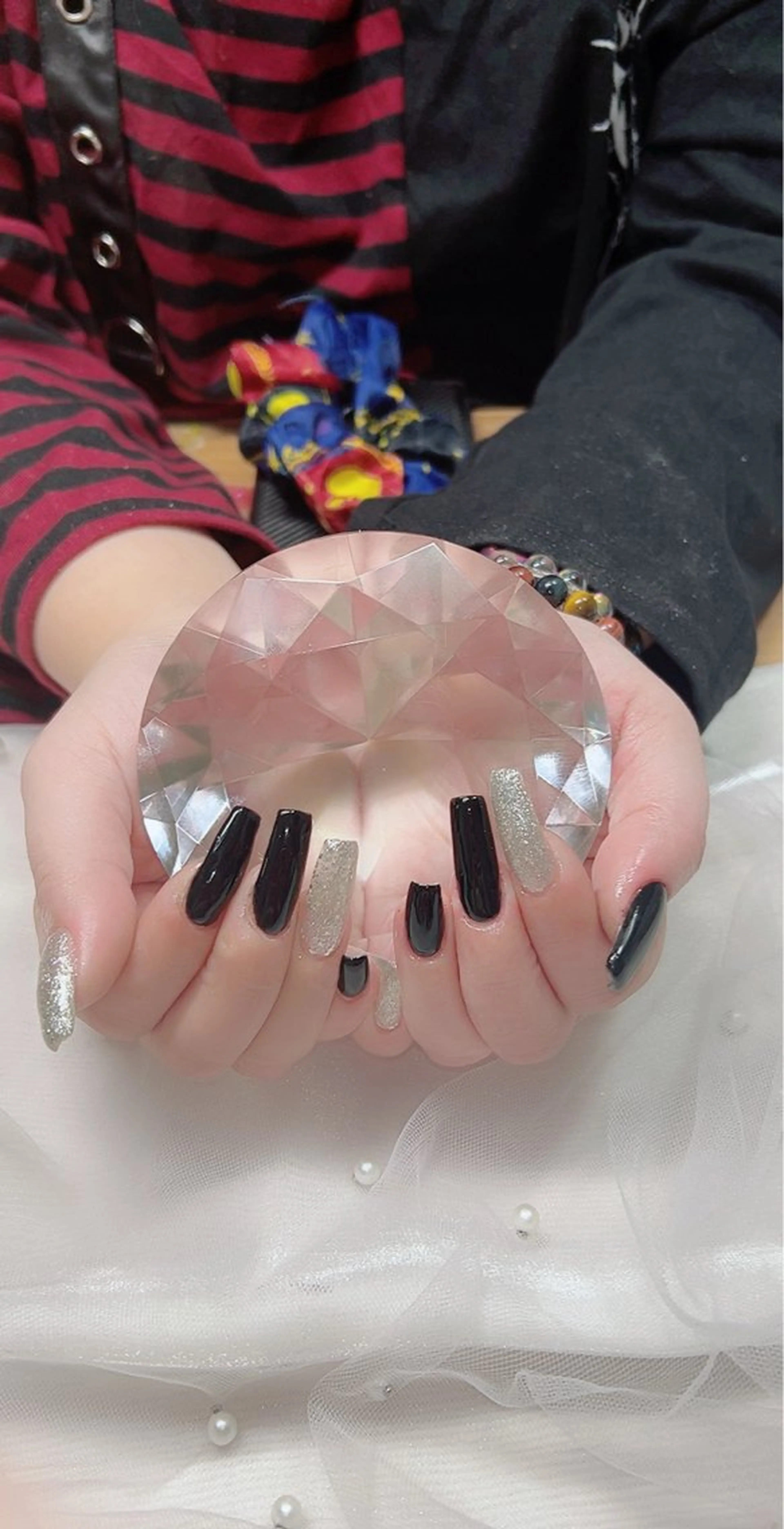 ネイル ラメ(グリッター) ワンカラーネイル ハンドネイル Cute Tips nailのネイルデザイン