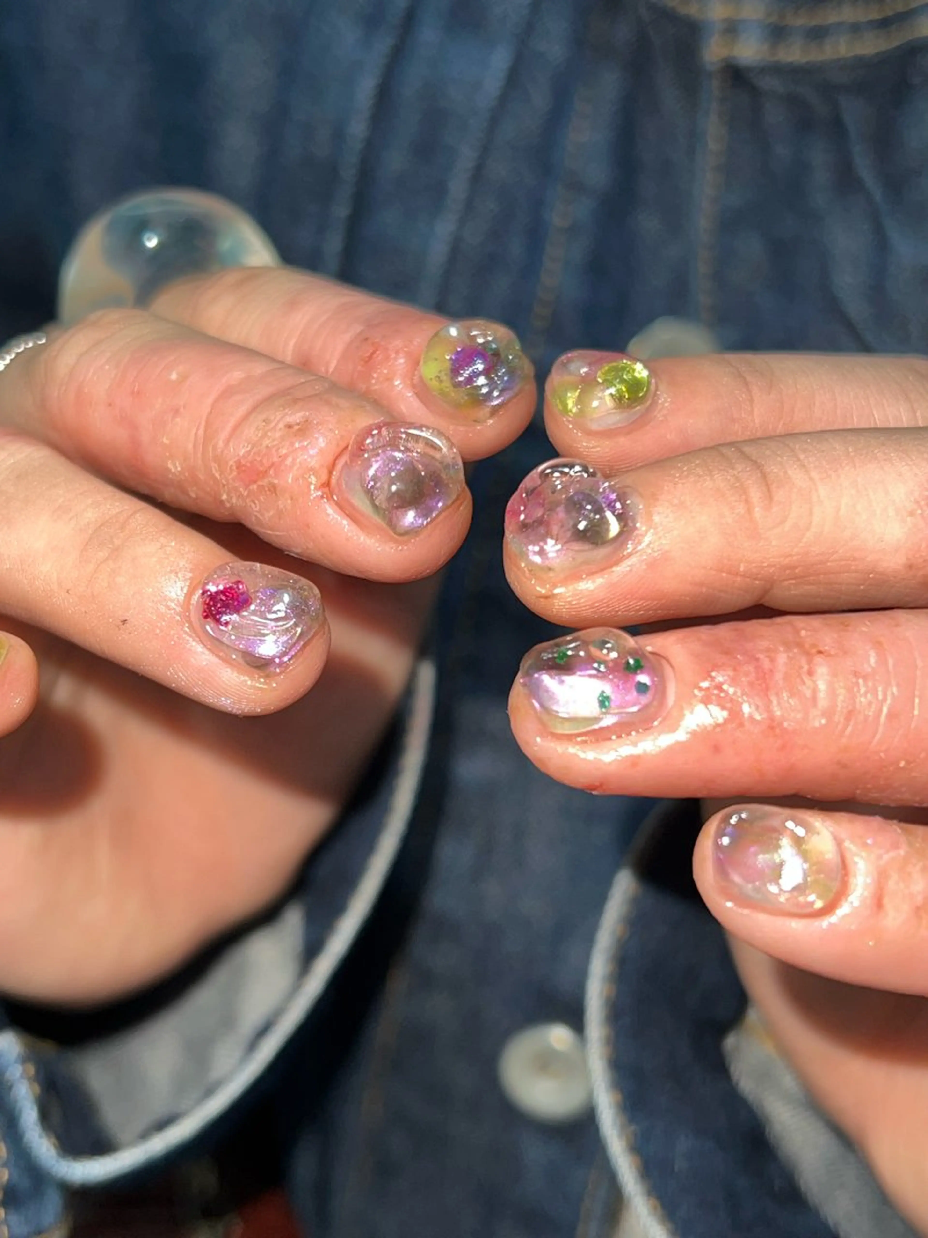 ネイル ハンドネイル Hata nail 🎀個性派ニュアンスのネイルデザイン