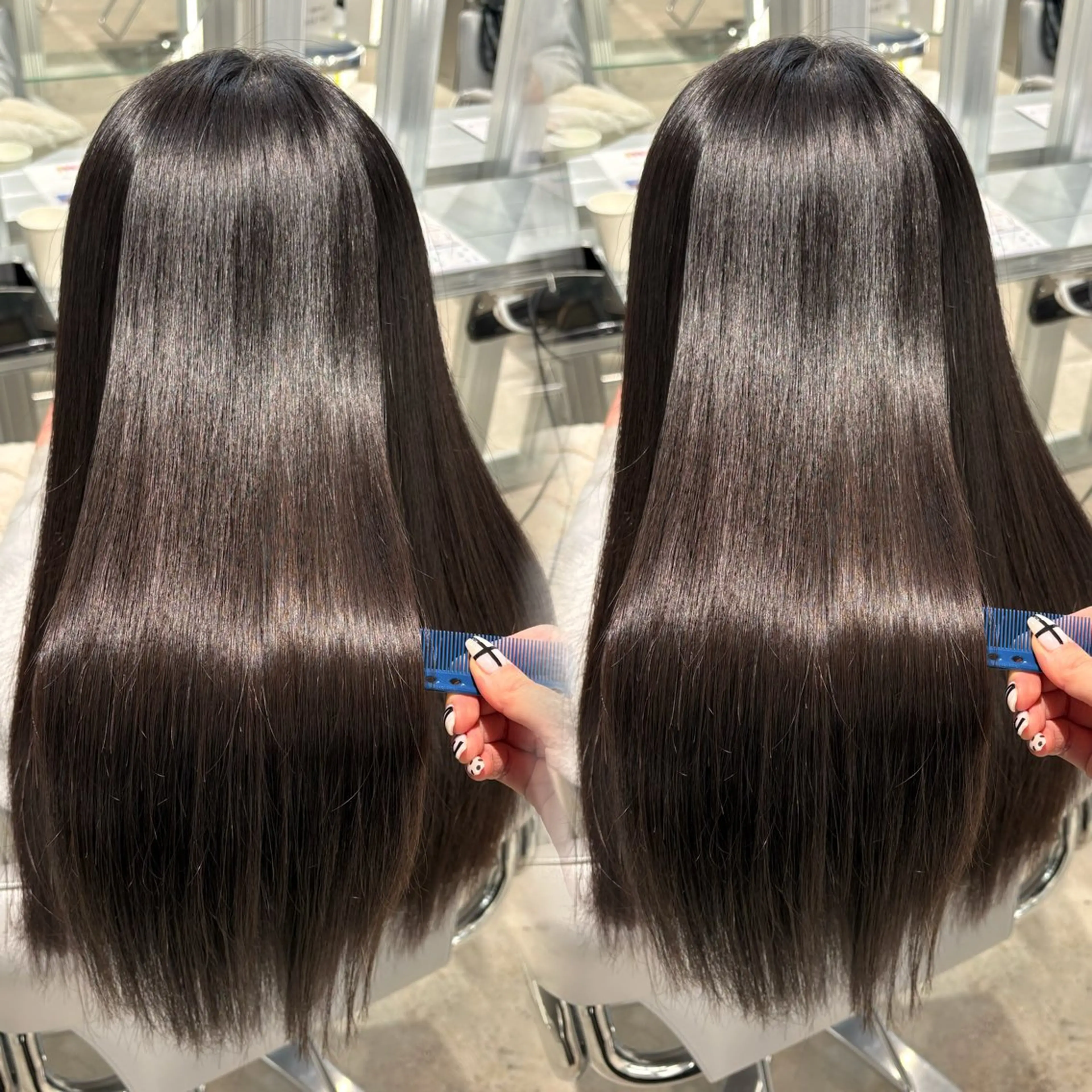 【 ミニモ限定🌙特別価格 】 似合わせカット＋美髪縮毛矯正（髪質改善ストレート）の写真