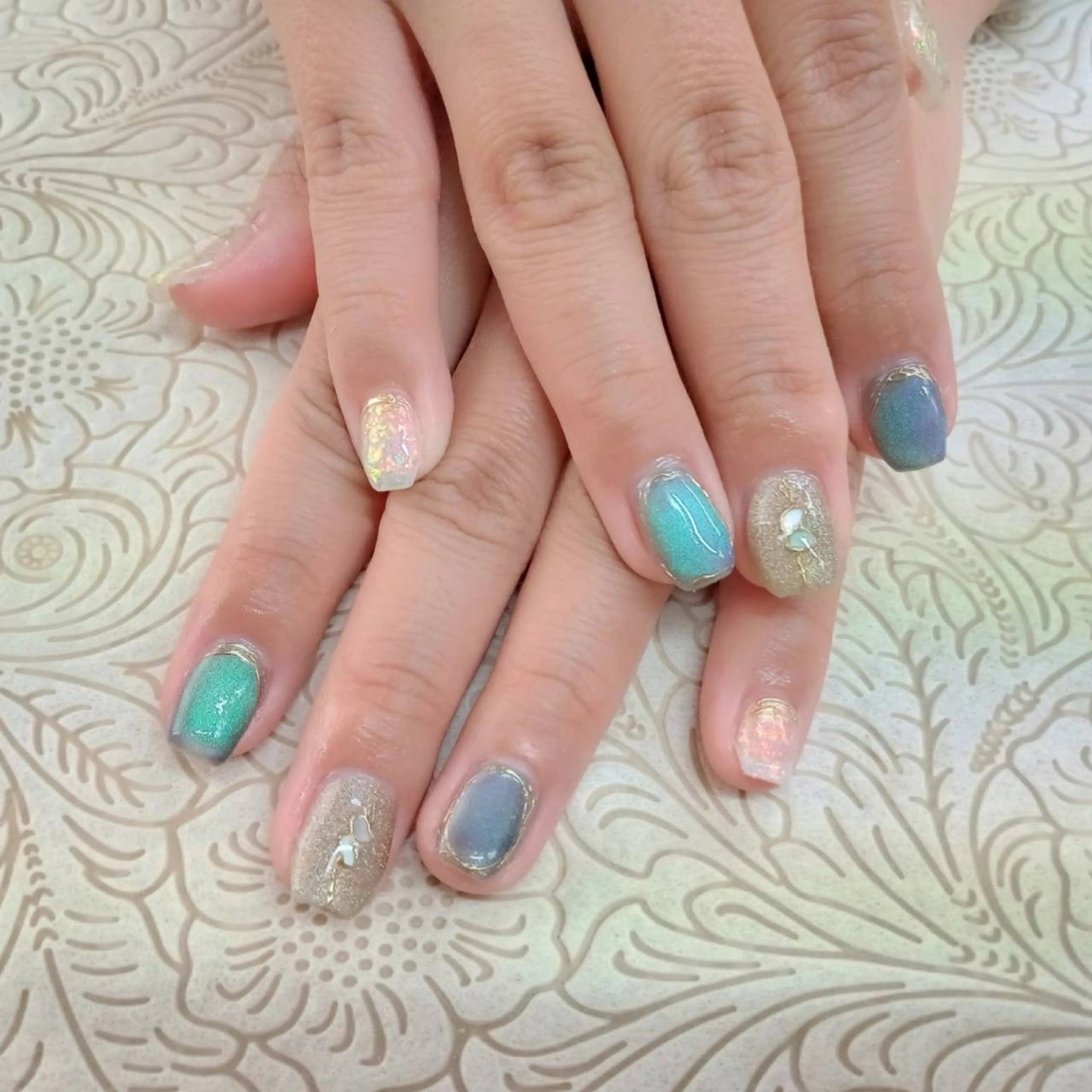 ネイル フラワーネイル precious nail room所属・precious nail  roomのネイルデザイン