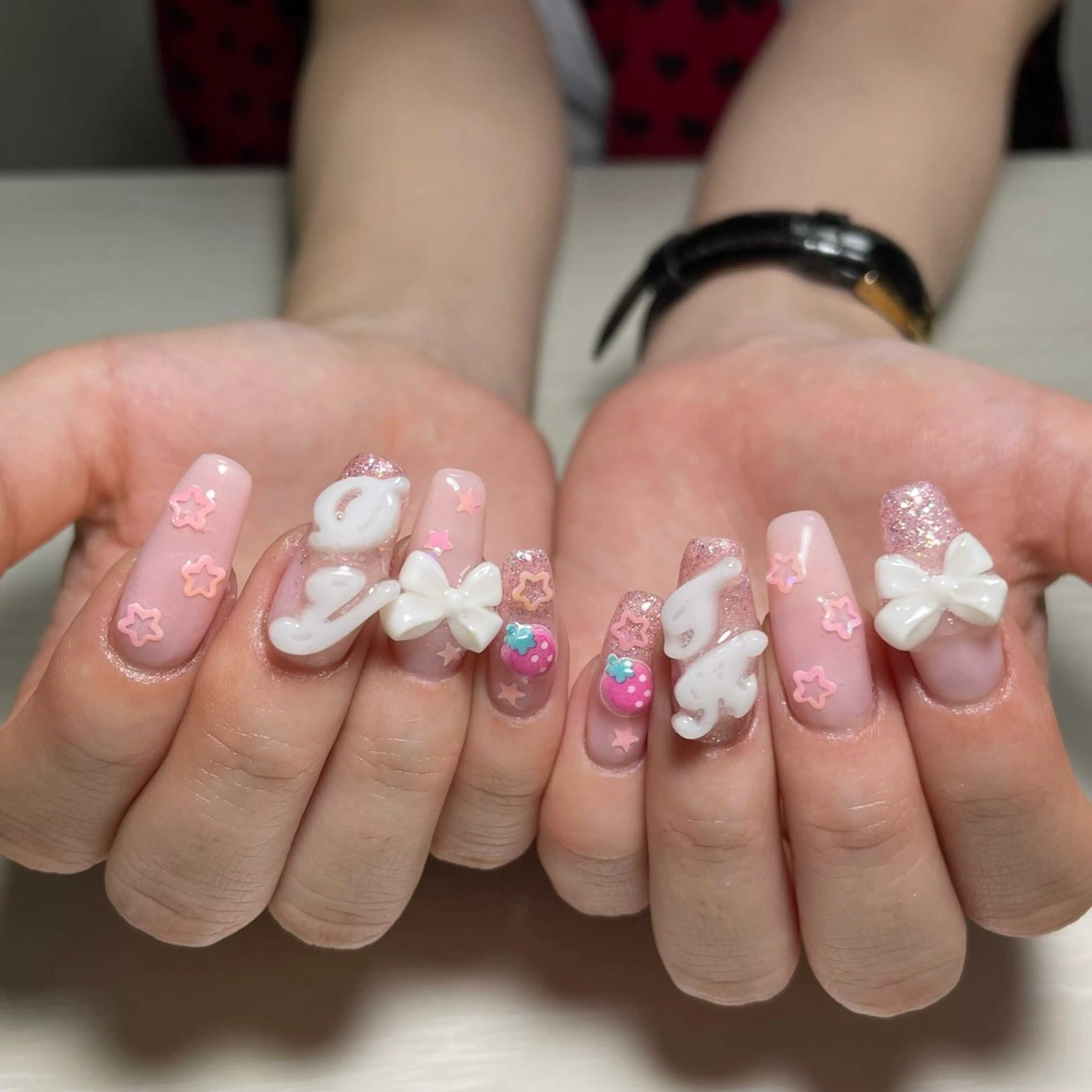 ネイル ハンドネイル GO TODAY 吉祥寺Glint所属・うの 韓国ﾈｲﾙ໒꒱⋆⭒˚のネイルデザイン