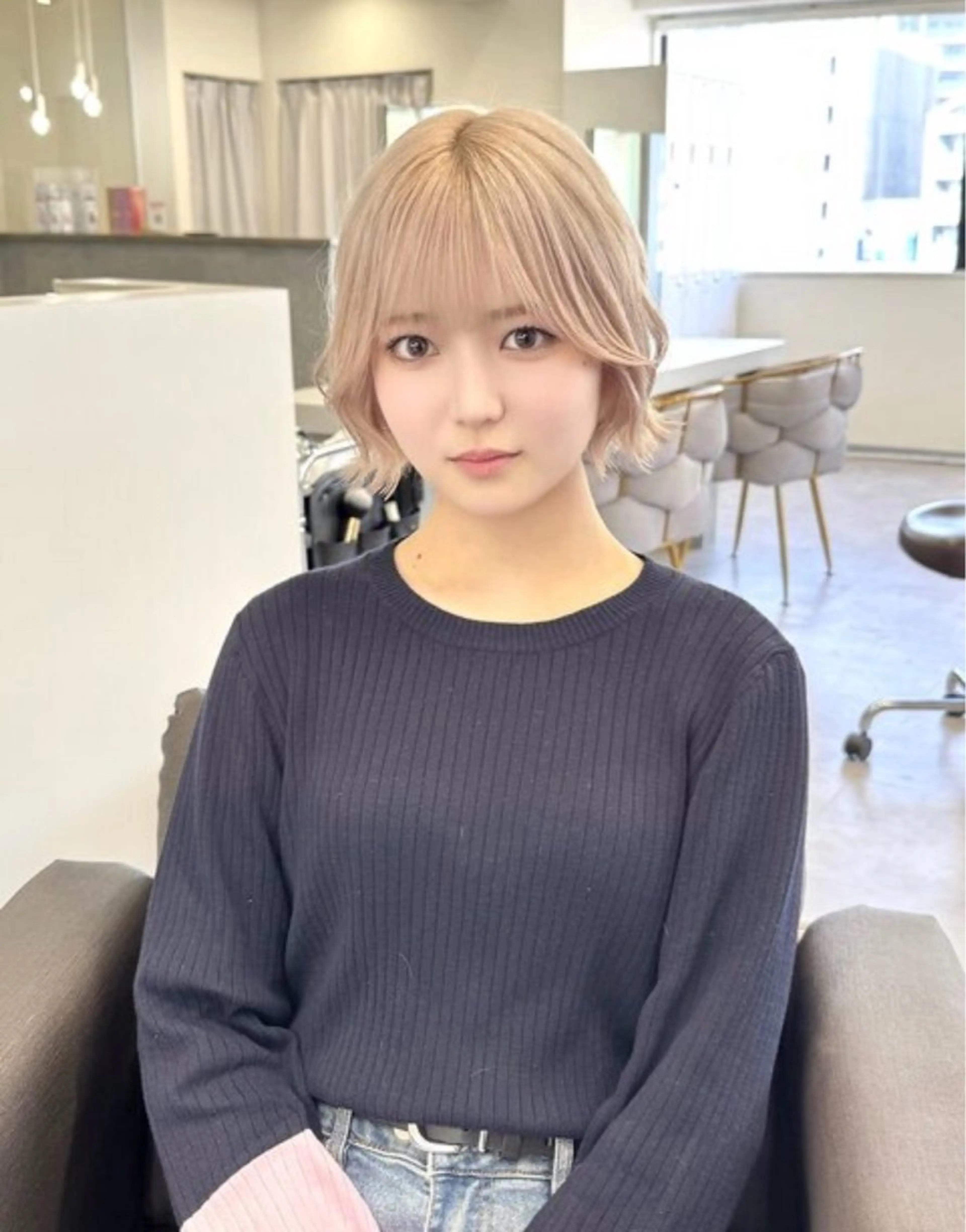 ショート ヘアカラー 得能 海翔のヘアスタイル