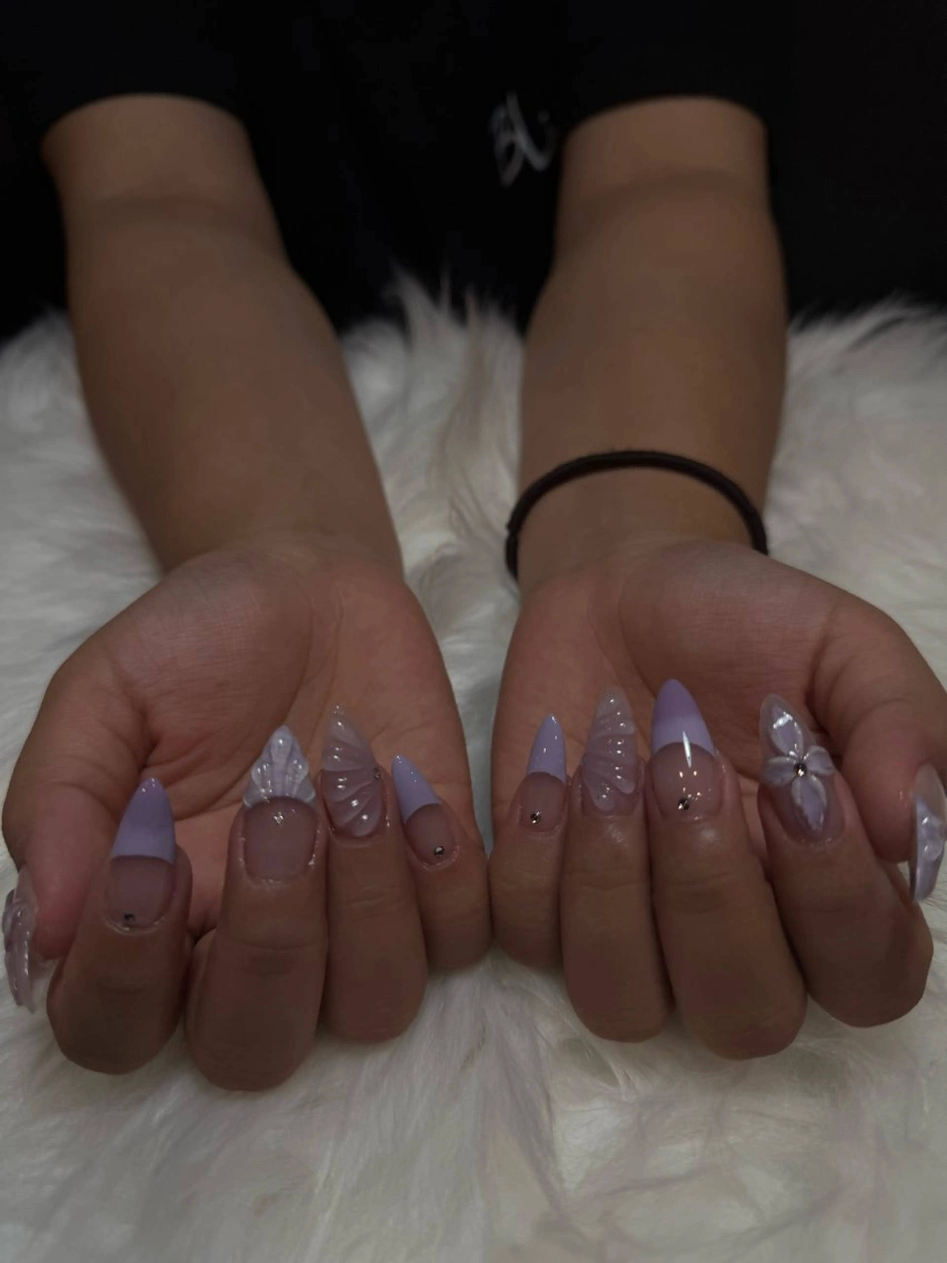 ネイル フレンチネイル 持ち込み ハンドネイル Kirari所属・uru nail/ 本部町/Kirariのネイルデザイン